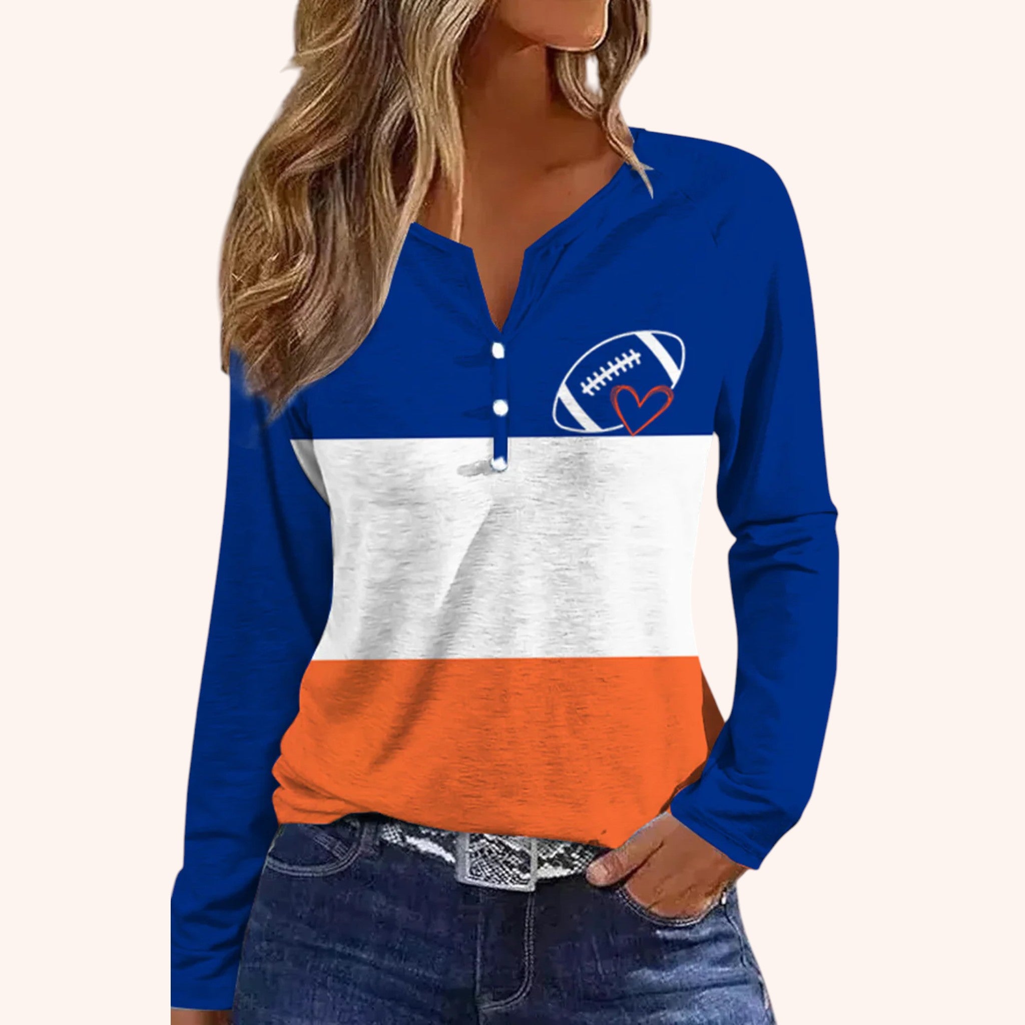 Love - Football Blouse