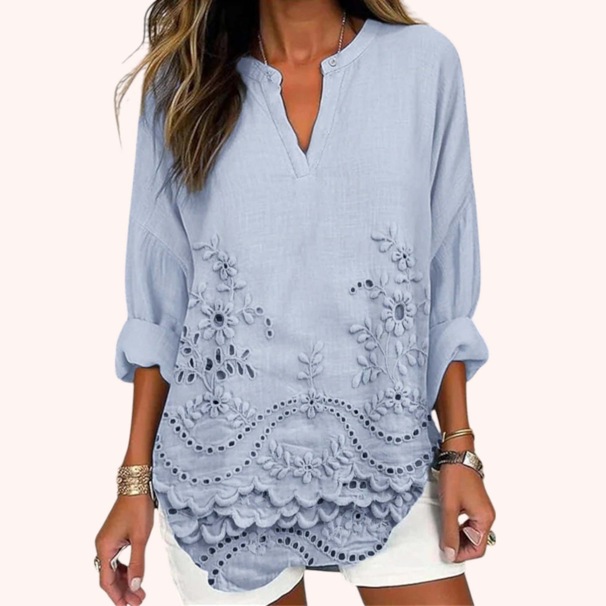 Rebecca - V Cut Blouse