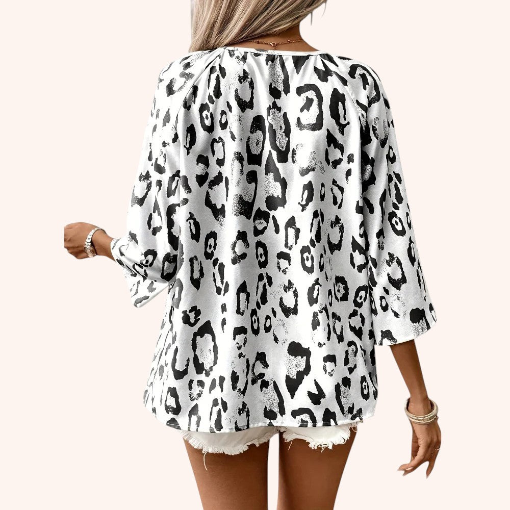 Isla - Leopard Blouse