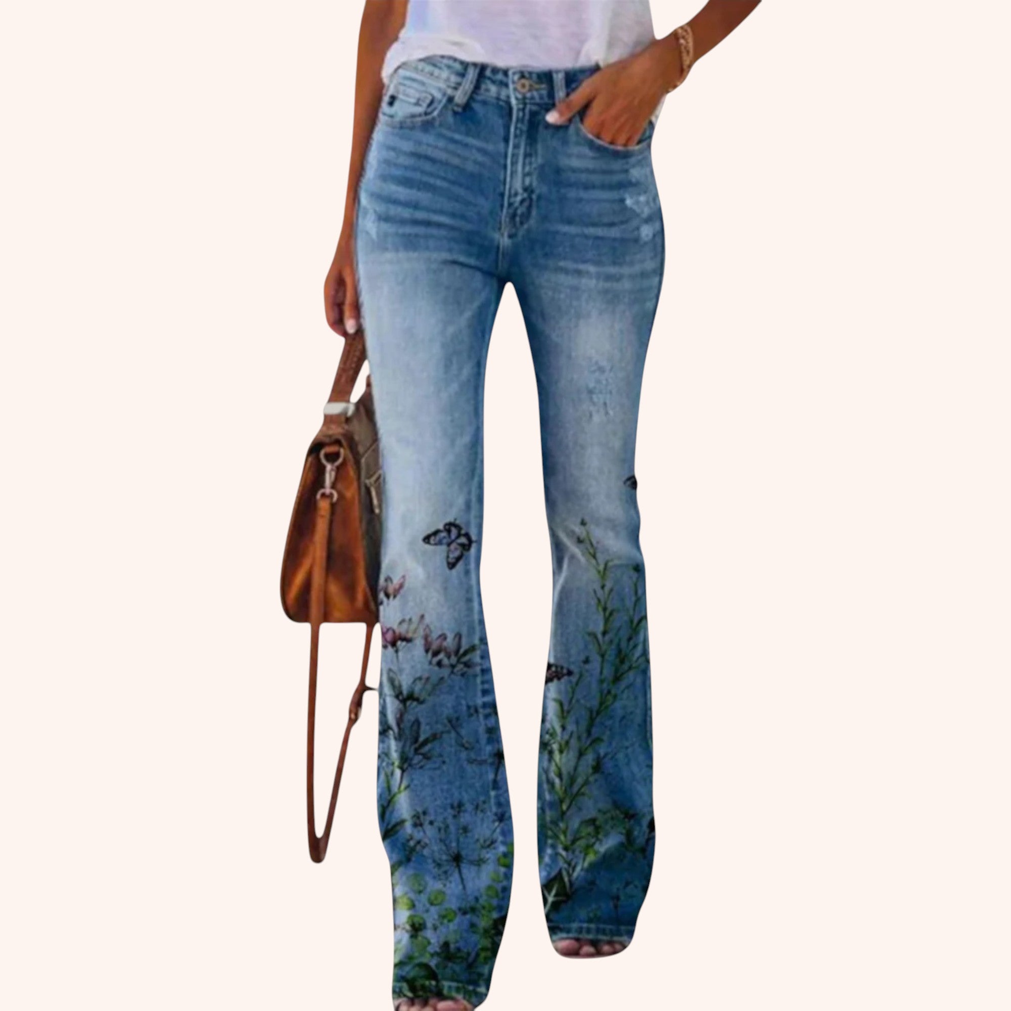 Liora - Flower Denim