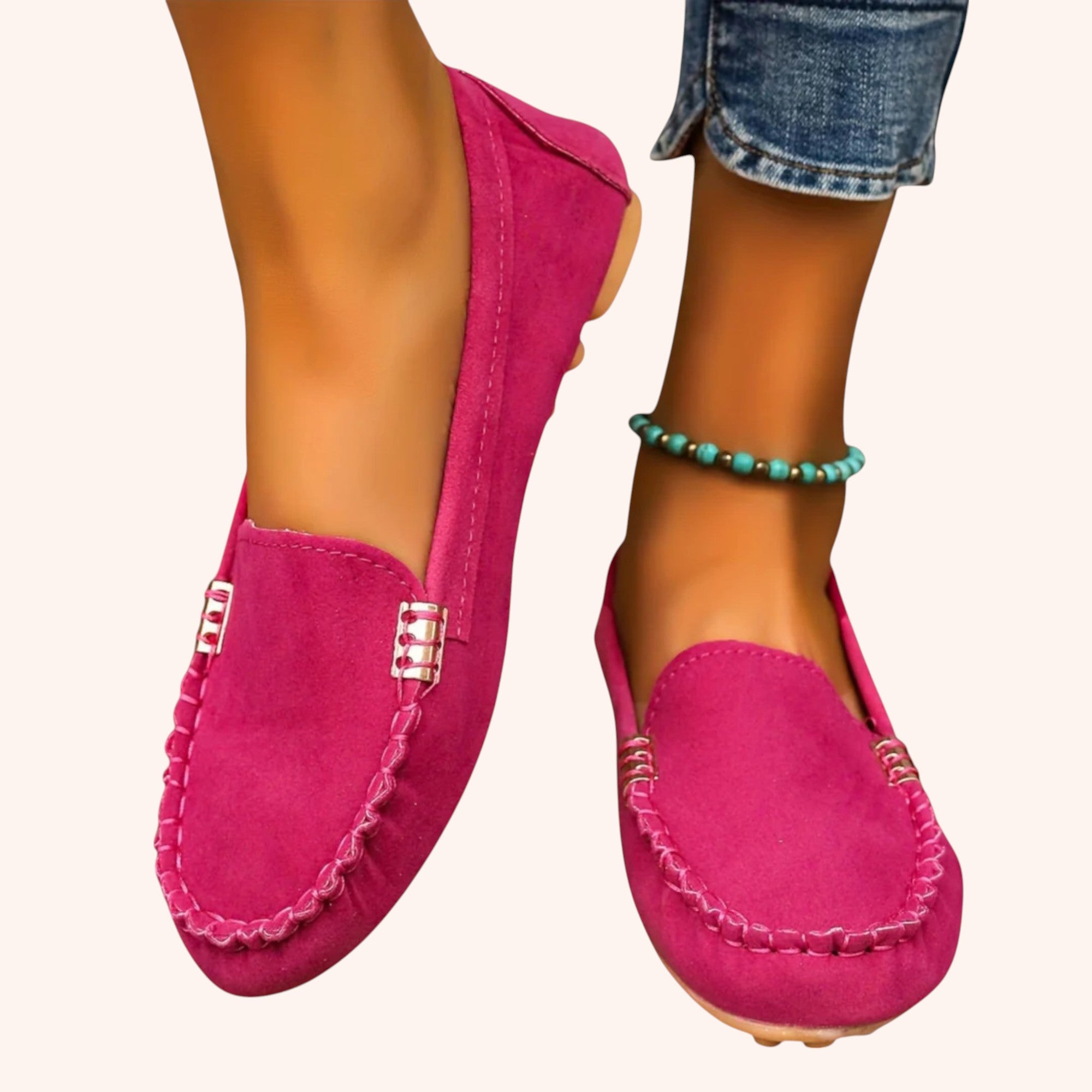 Clara - Suede Loafers