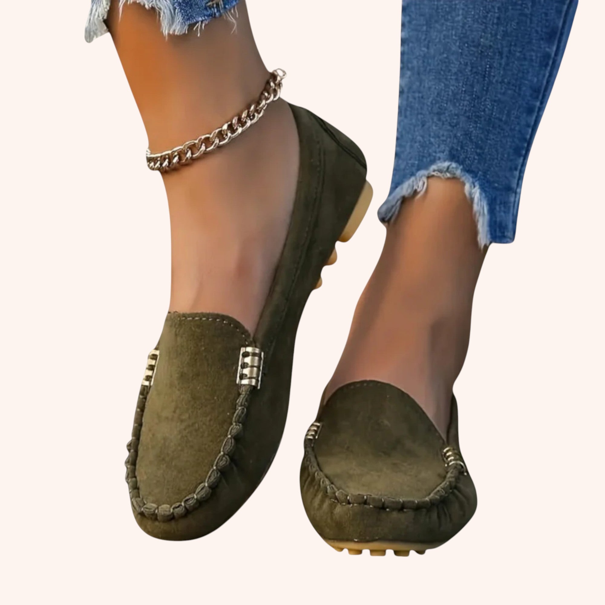 Clara - Suede Loafers