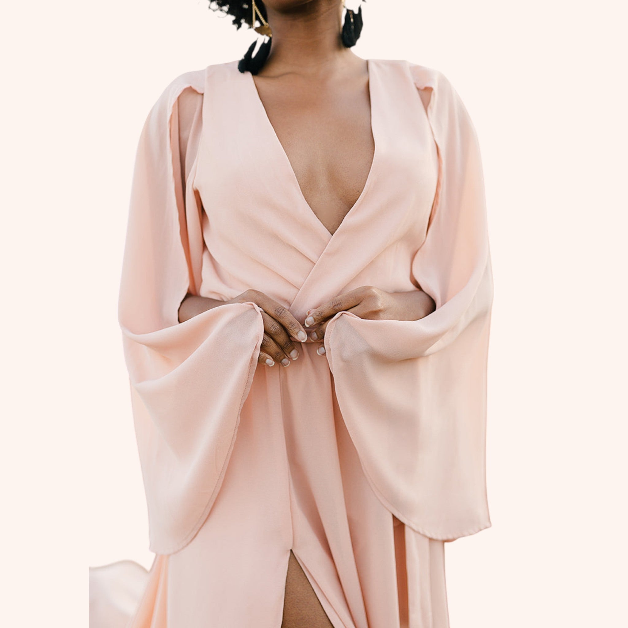 Nerina Dress in Desert Shell