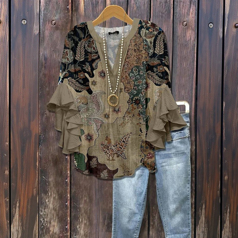 Nana Flower Summer Blouse