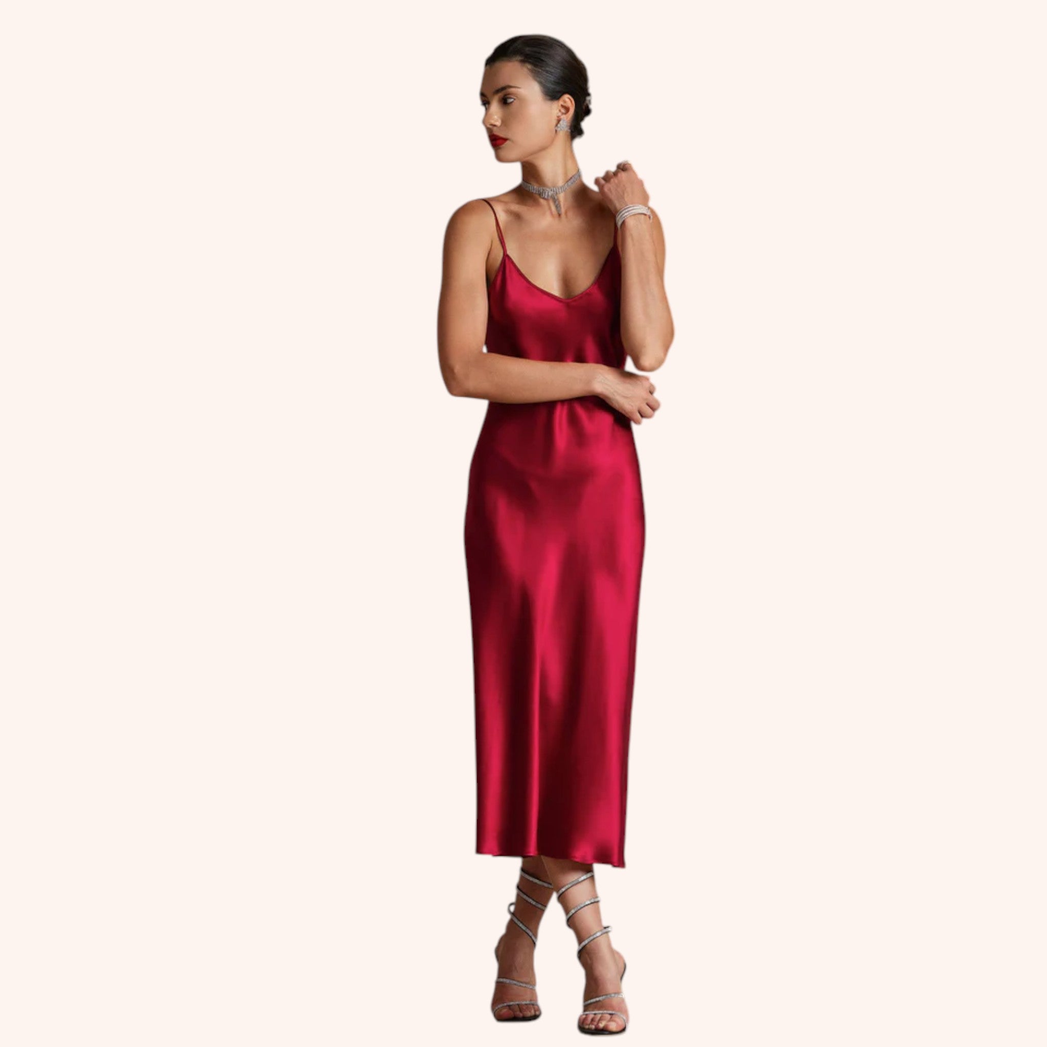 Split Vino Dress