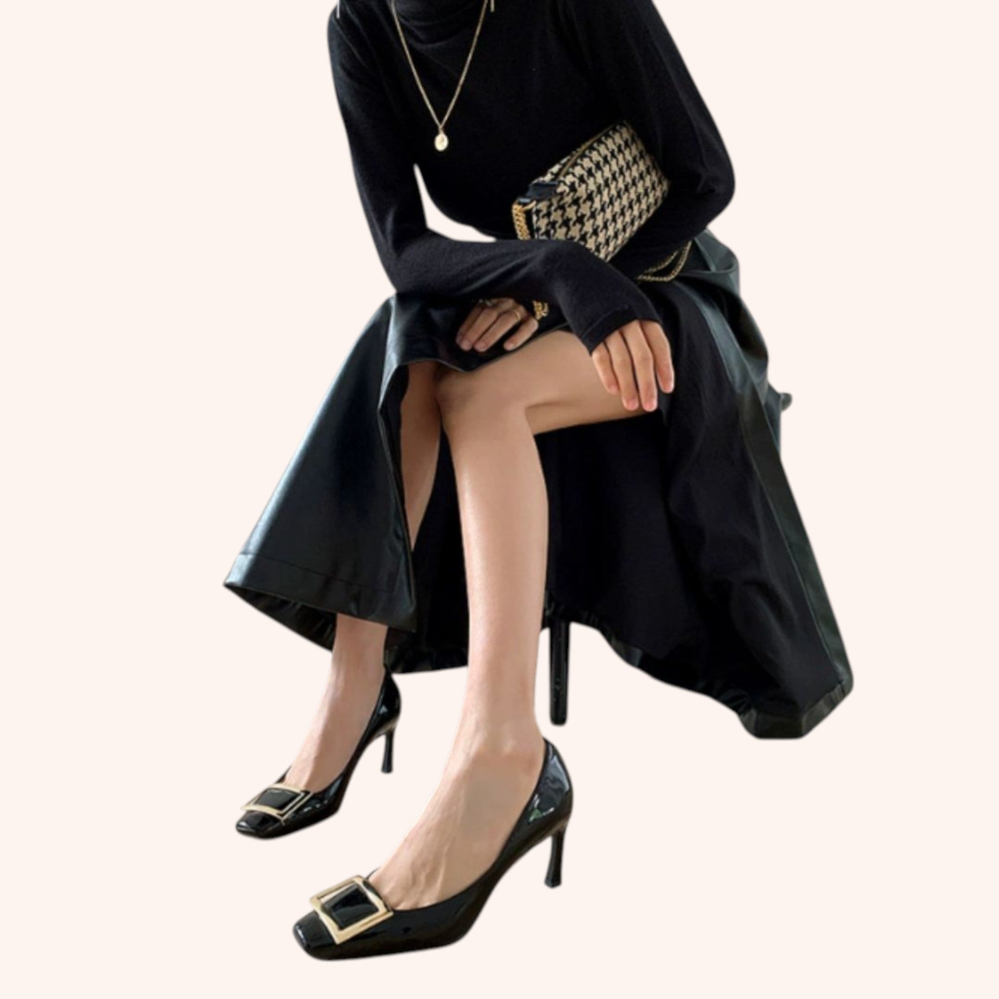 Teona Elegant square-toe sandals