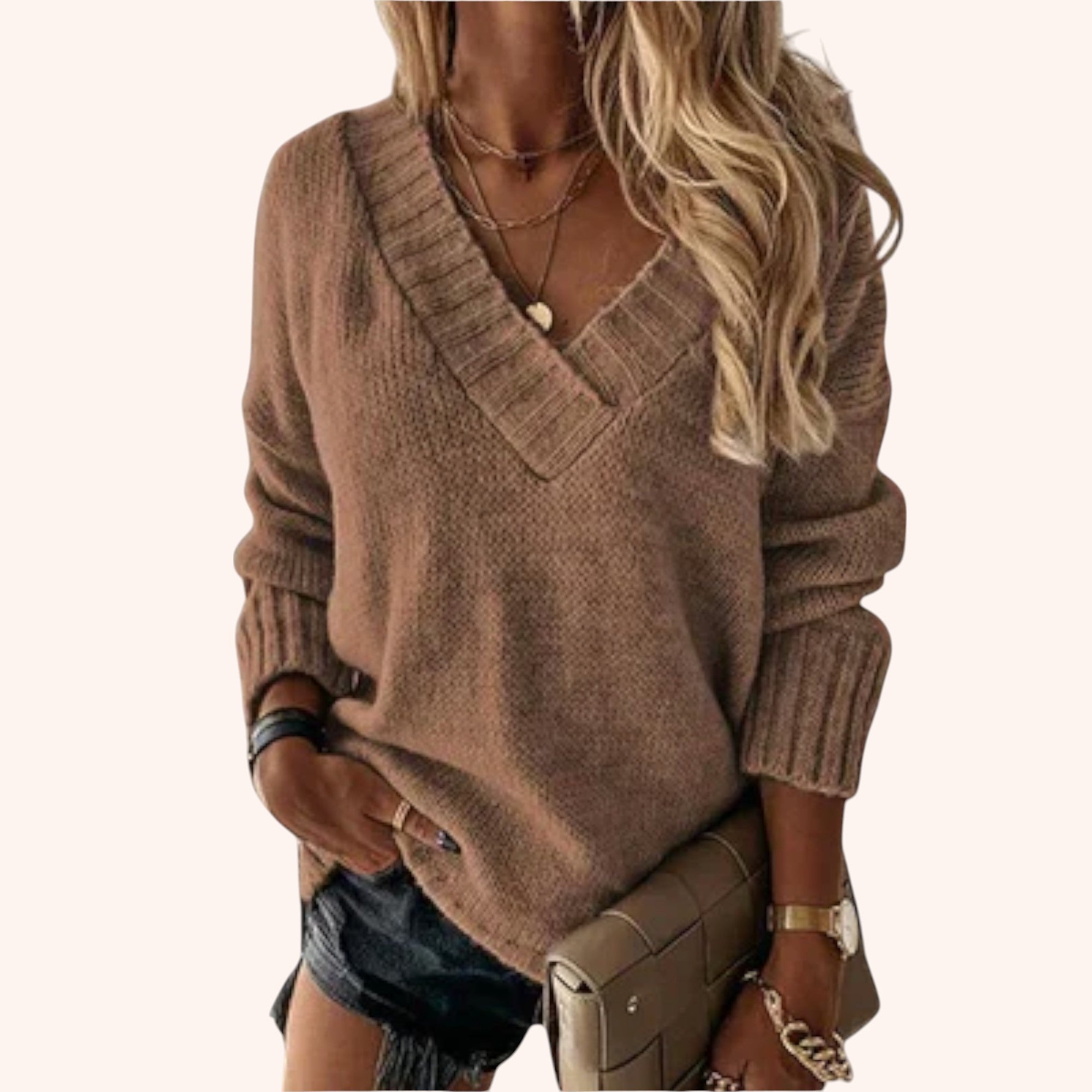 Jane V-Cut Sweater