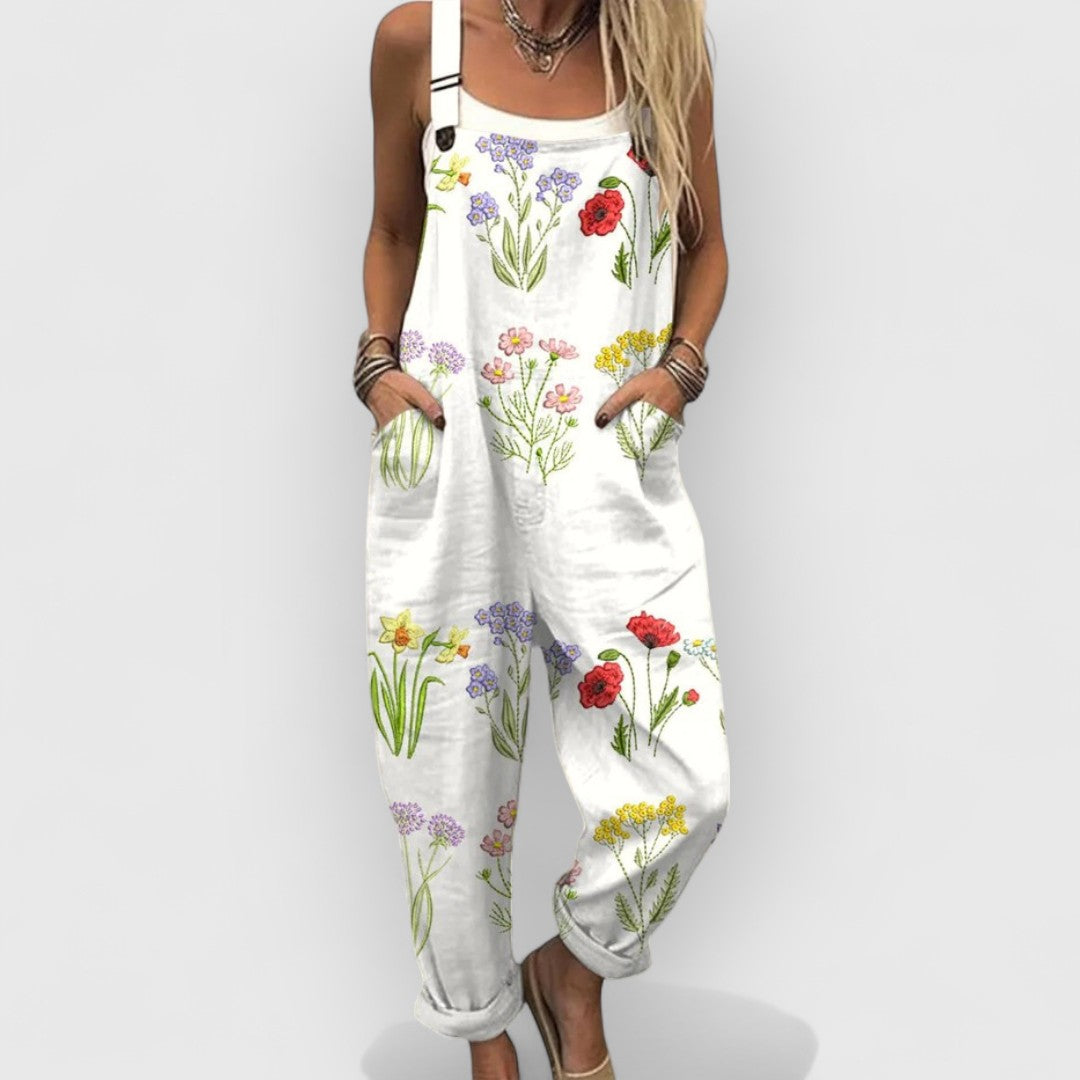 Belinda | Vintage floral artisanal jumpsuit
