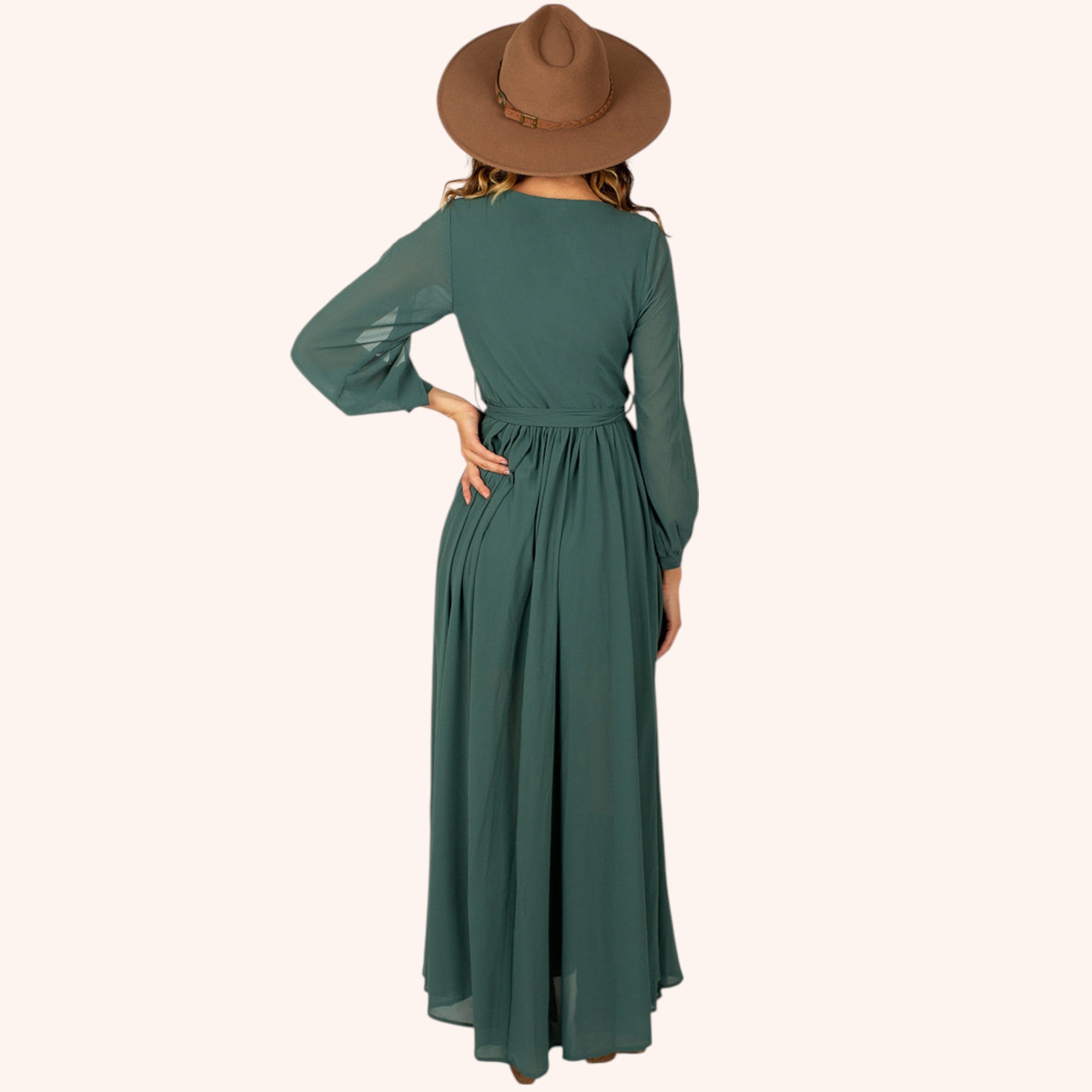 Aniya Dress in Deep Teal