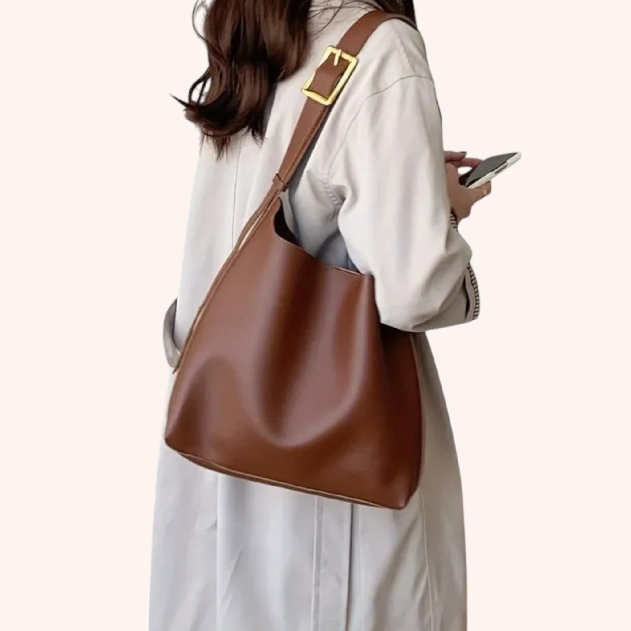 Camila - Leather Shoulder Bag