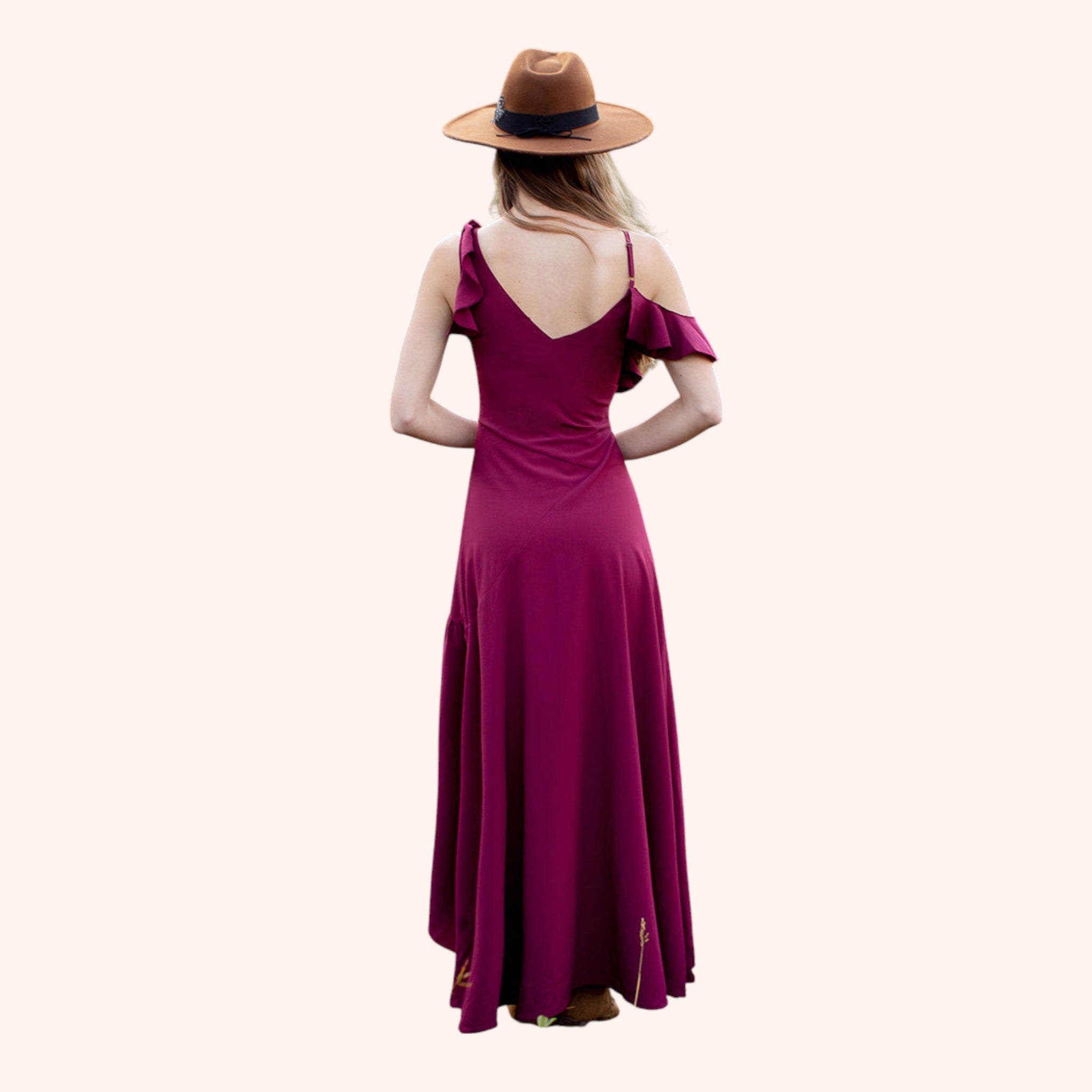 Bianka Dress in Rosewood