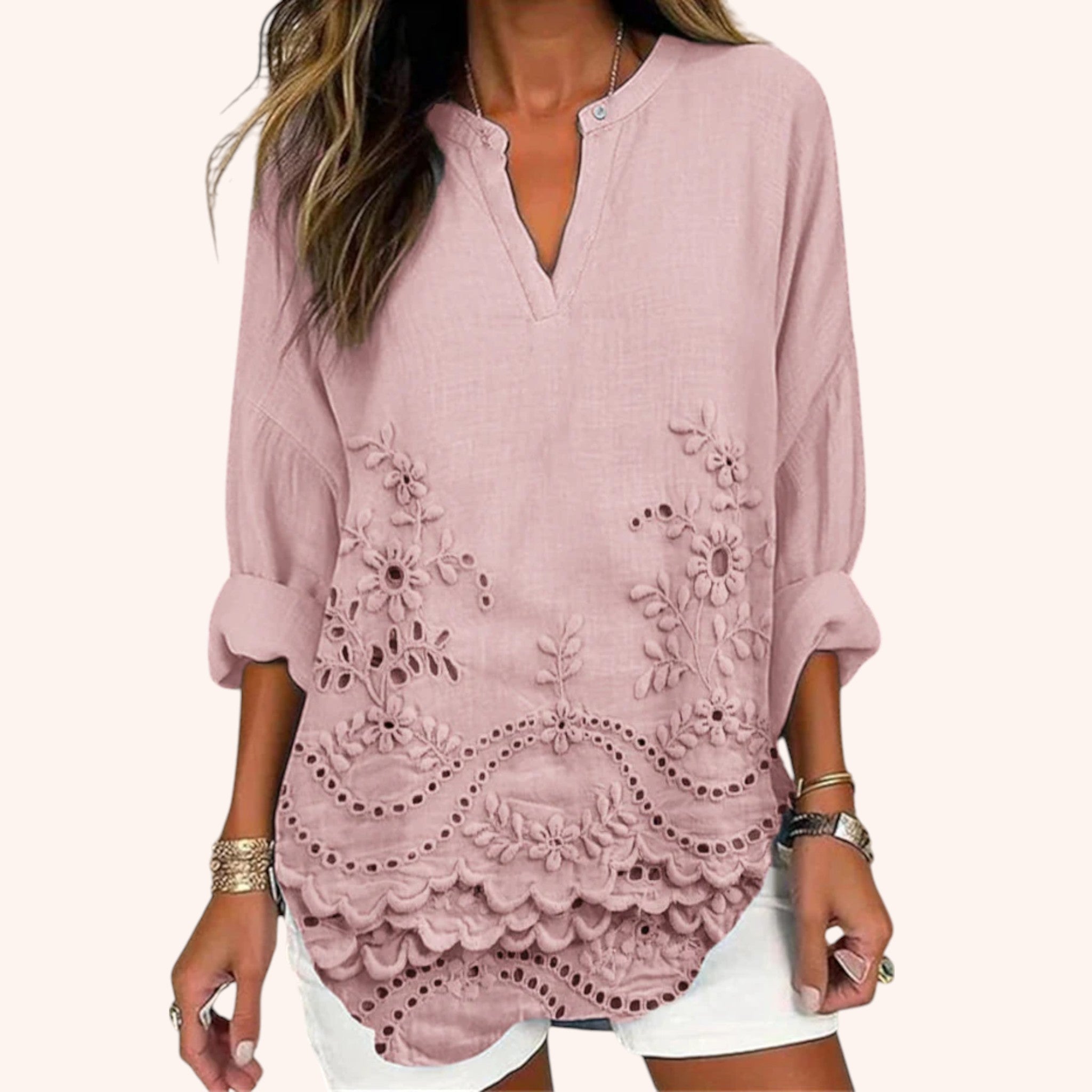 Rebecca - V Cut Blouse