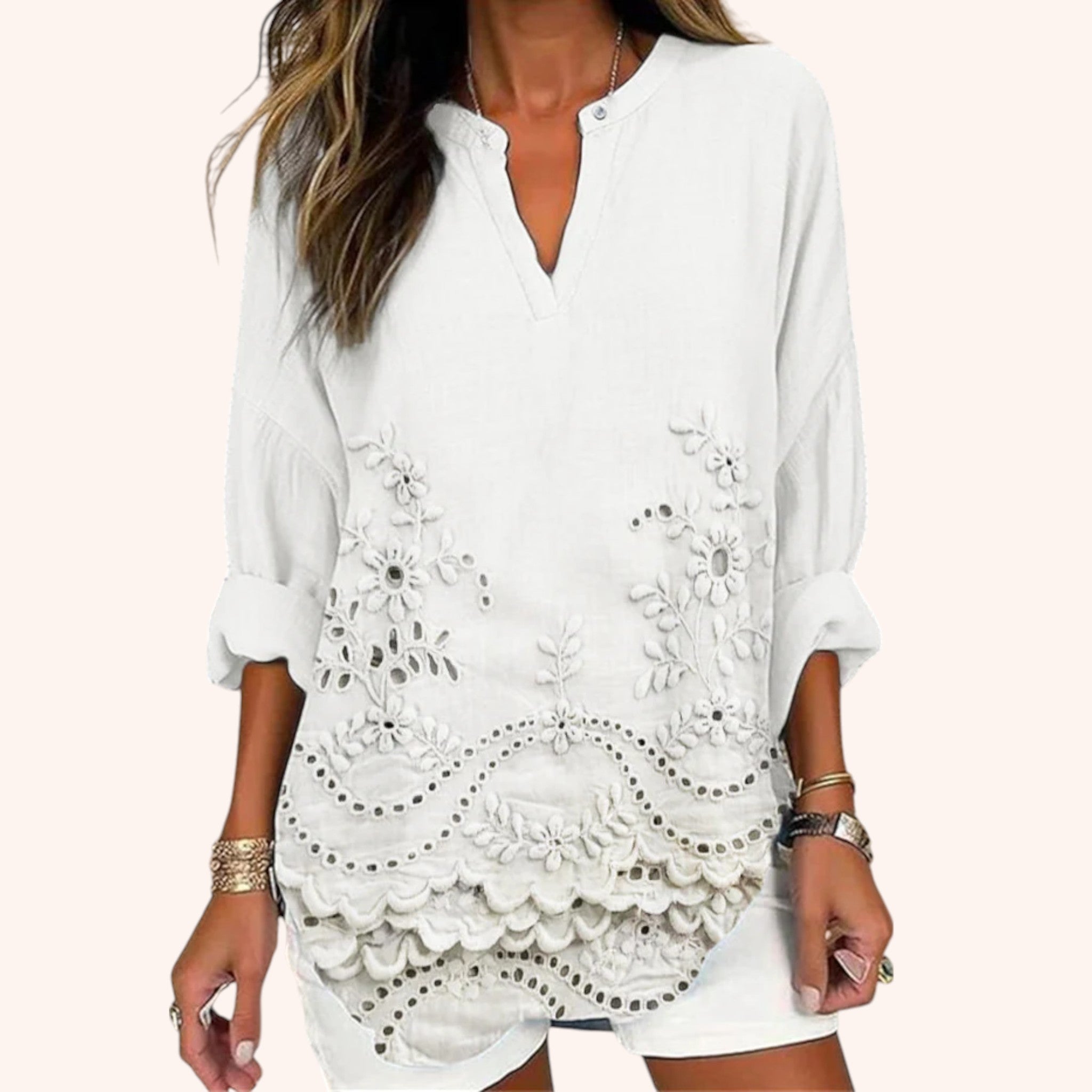 Rebecca - V Cut Blouse