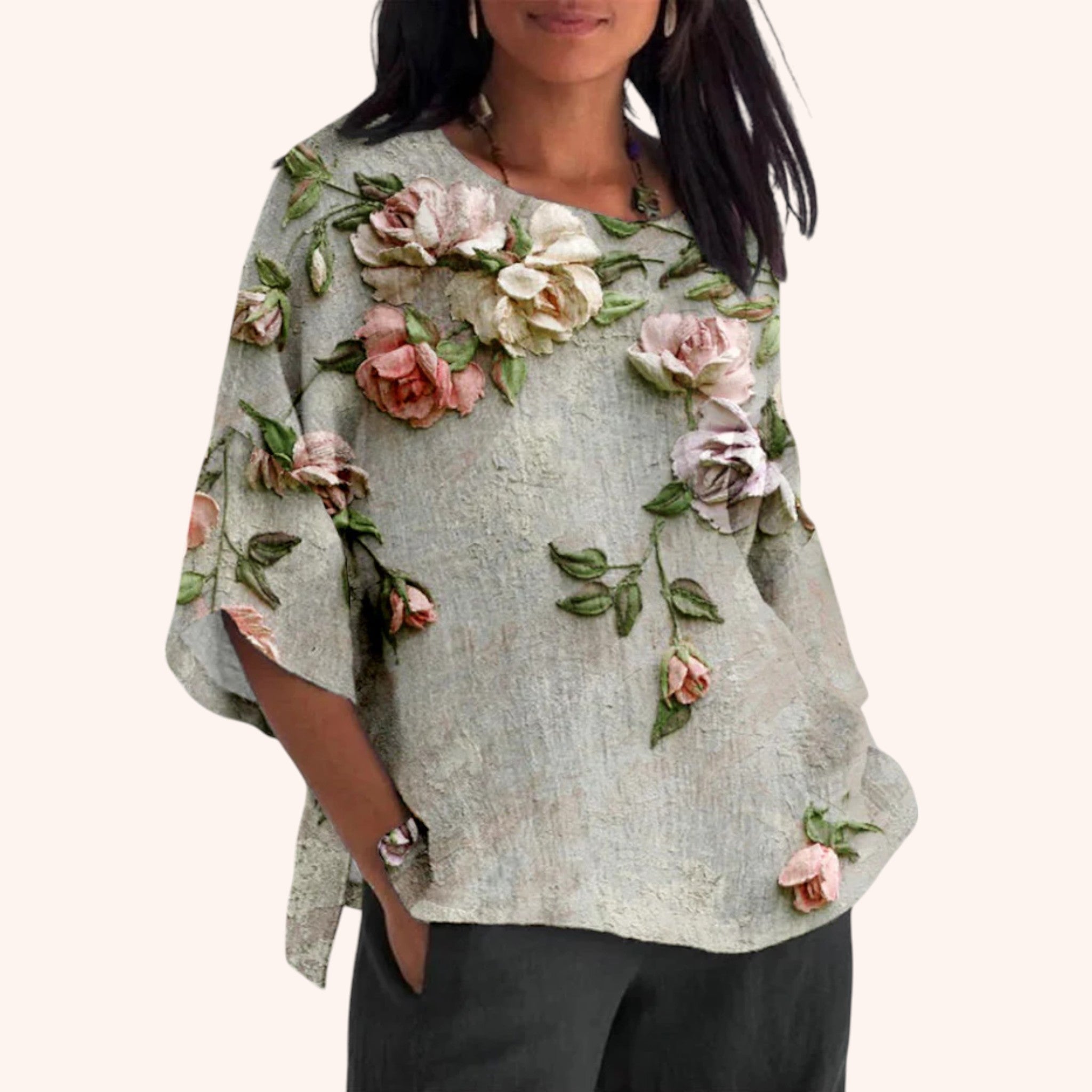 Lauren - Bouquet of Flowers Blouse