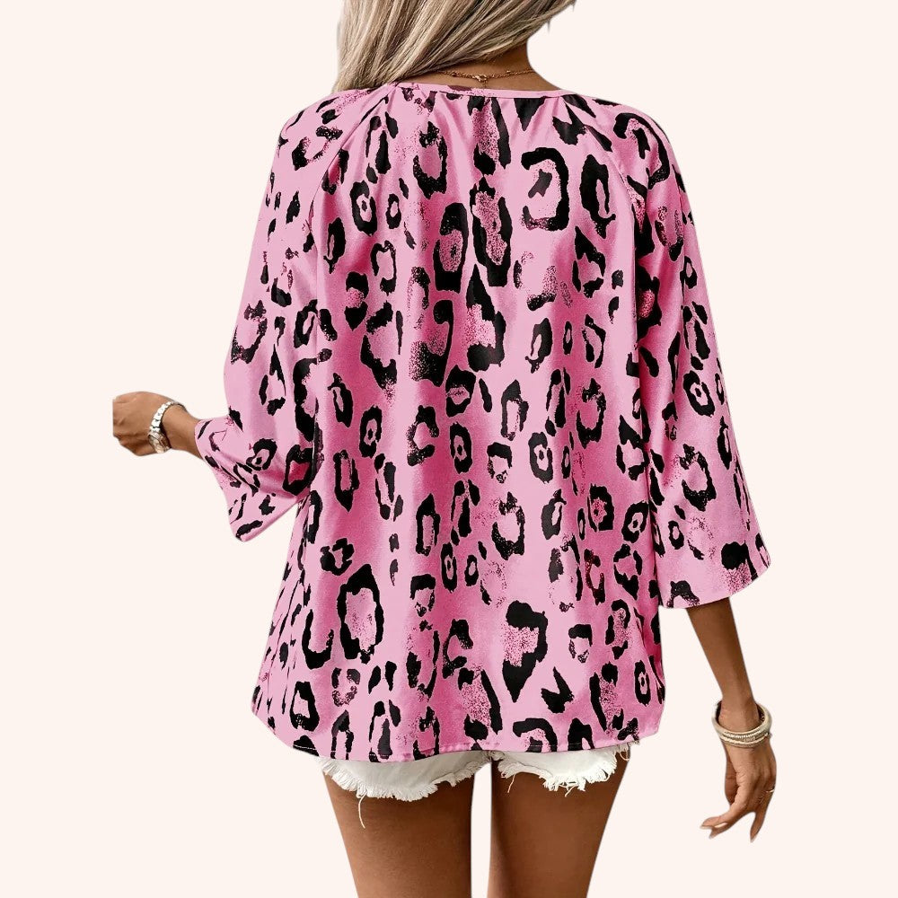 Isla - Leopard Blouse