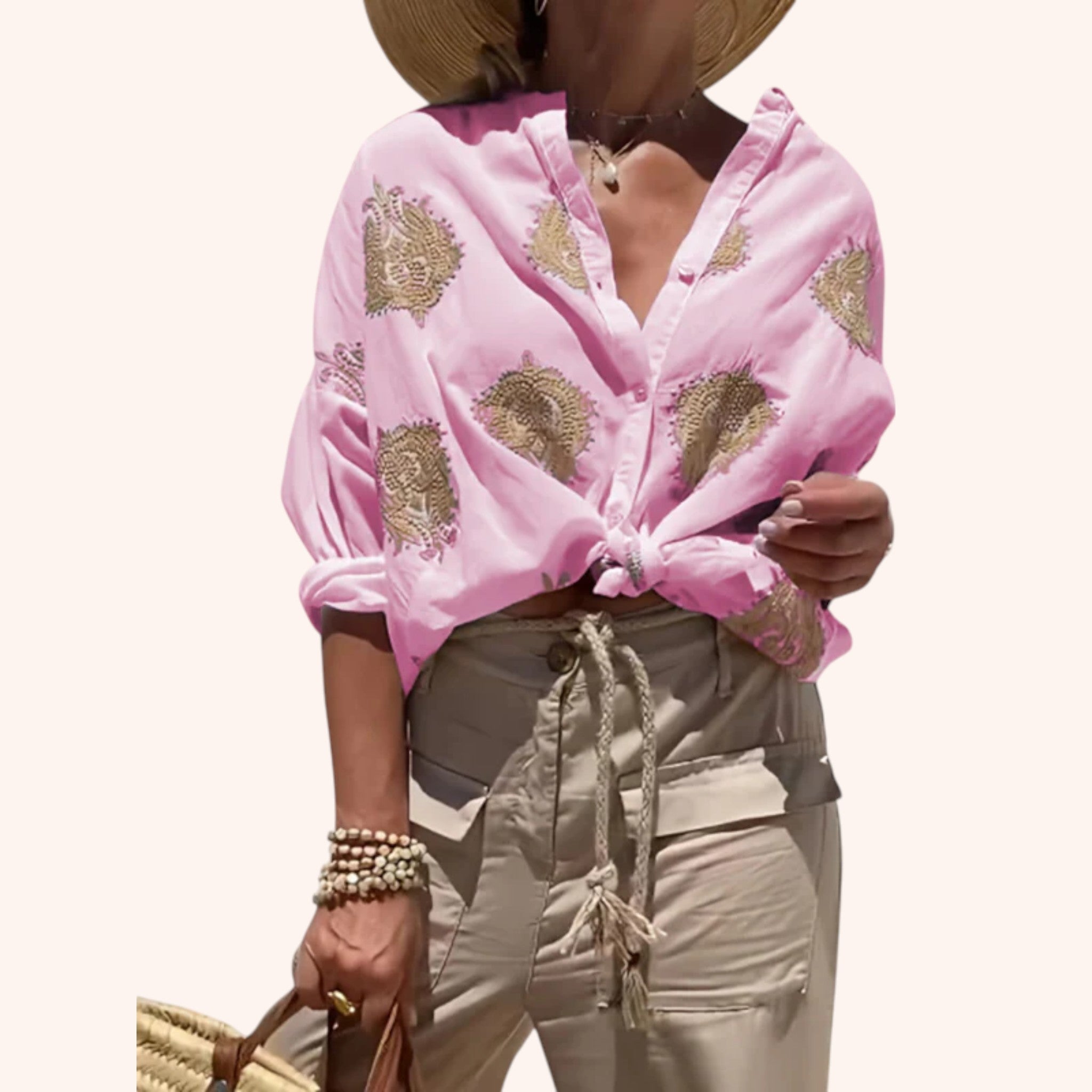 Elizabeth - Print Blouse
