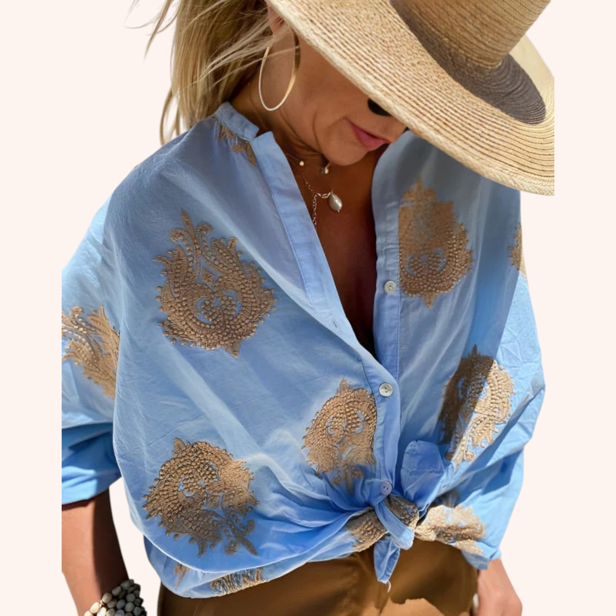 Elizabeth - Print Blouse
