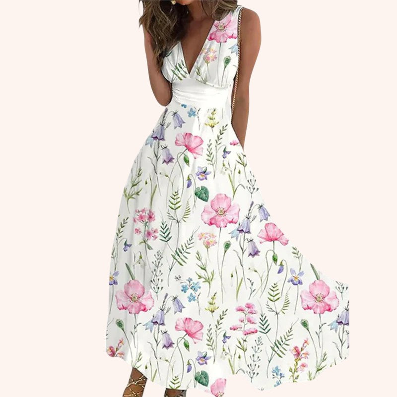 Abril - Floral Beach Dress
