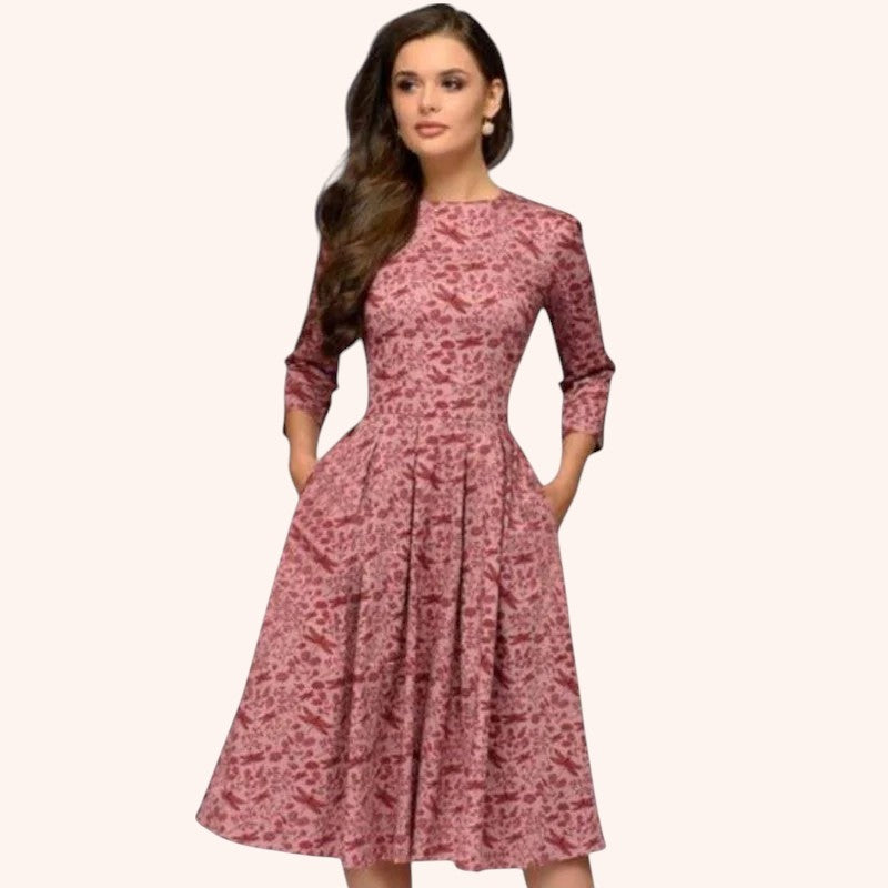 Luz - Pink Floral Dress