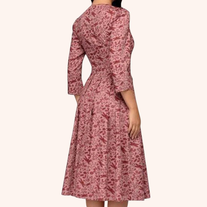 Luz - Pink Floral Dress