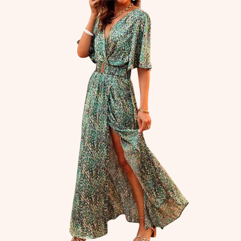 Dulce - Belted Coloured Dress