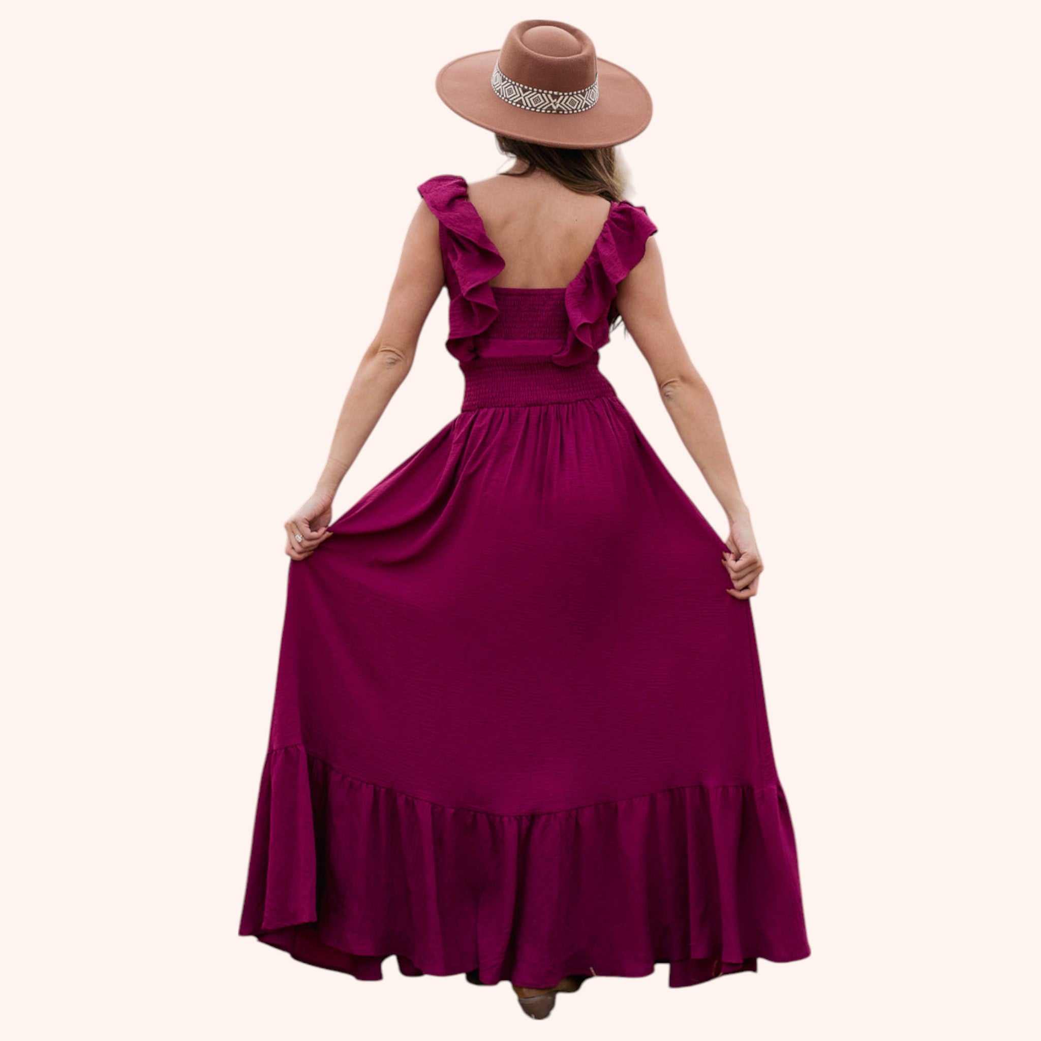 Dawn Dress in Raspberry