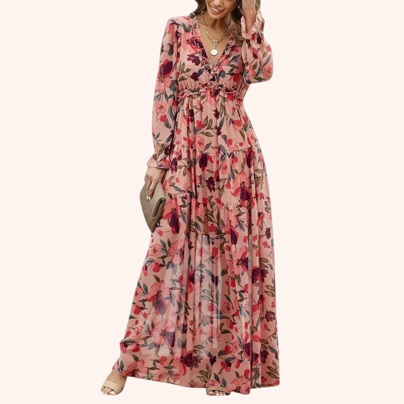 Carina - Floral Maxi Dress
