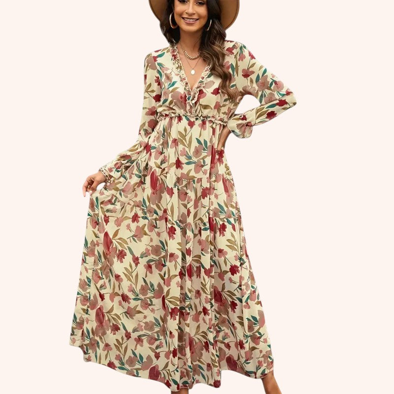 Mira - Floral Maxi Dress
