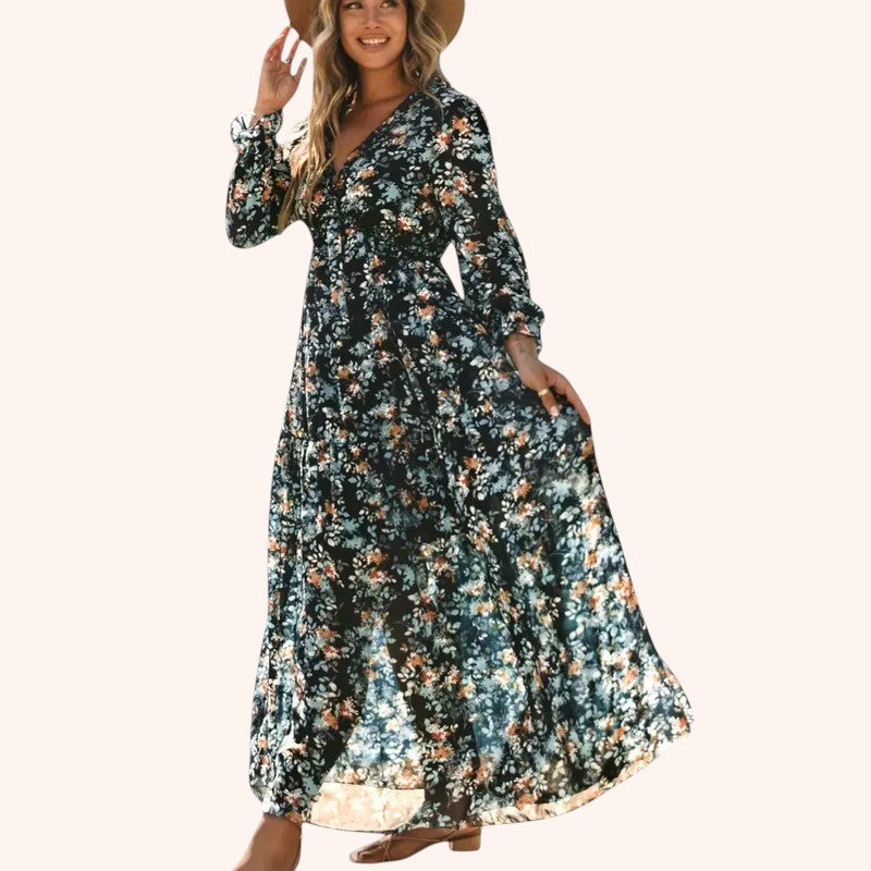 Alina - Floral Maxi Dress