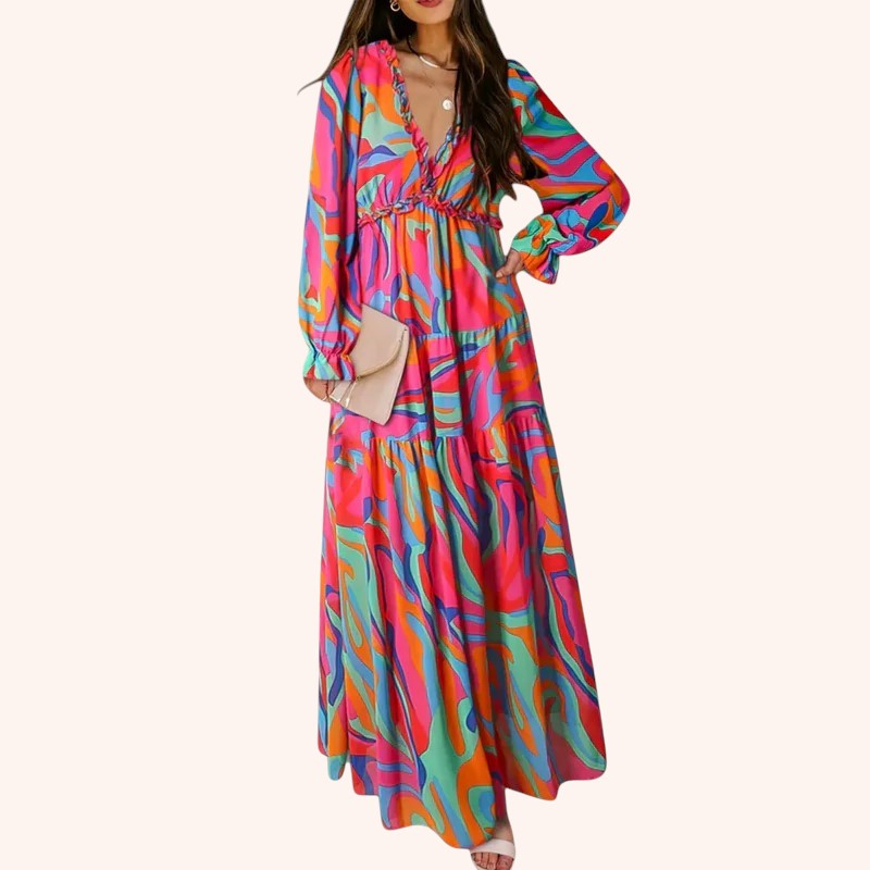 Liora - Floral Maxi Dress