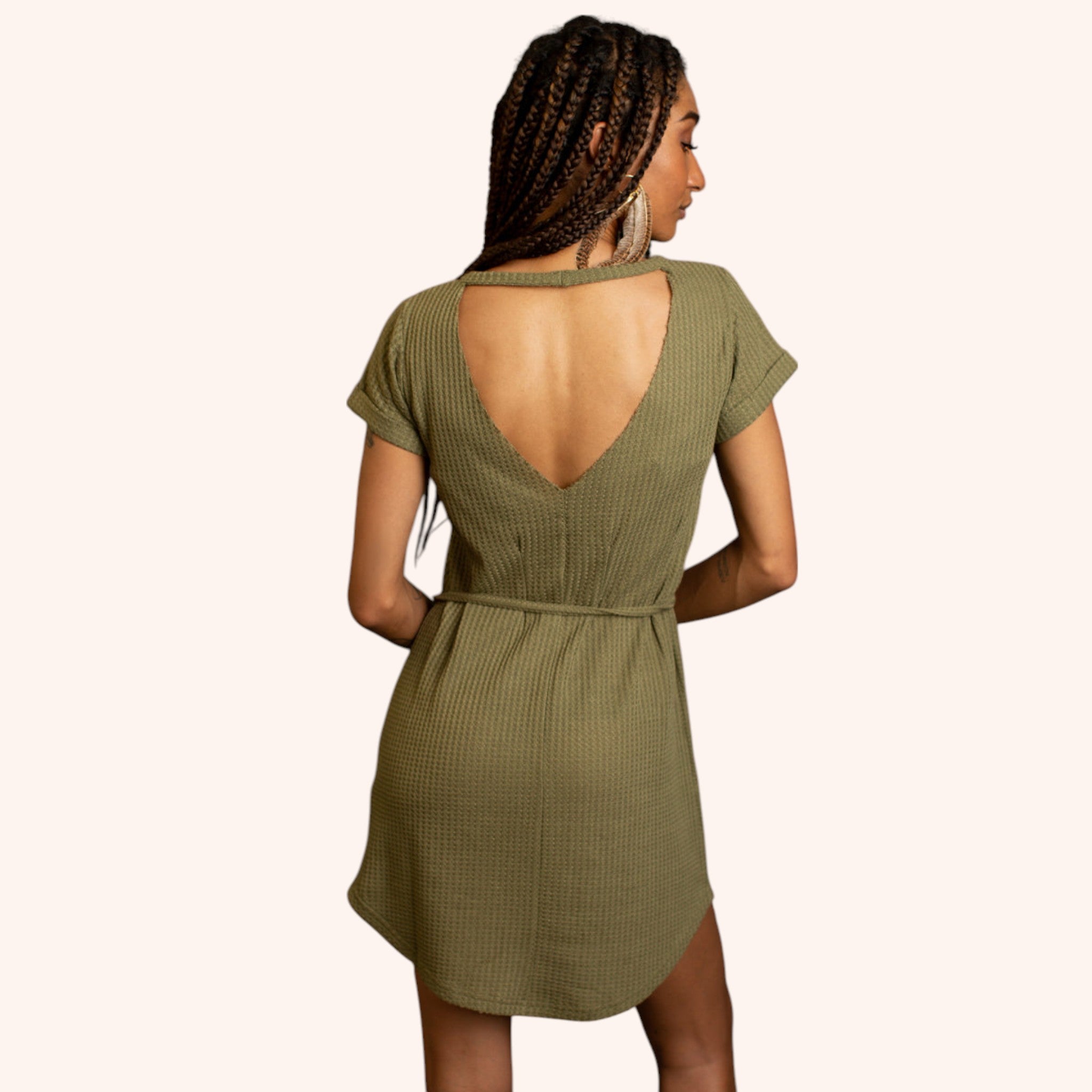 Caitlyn Dress in Olive