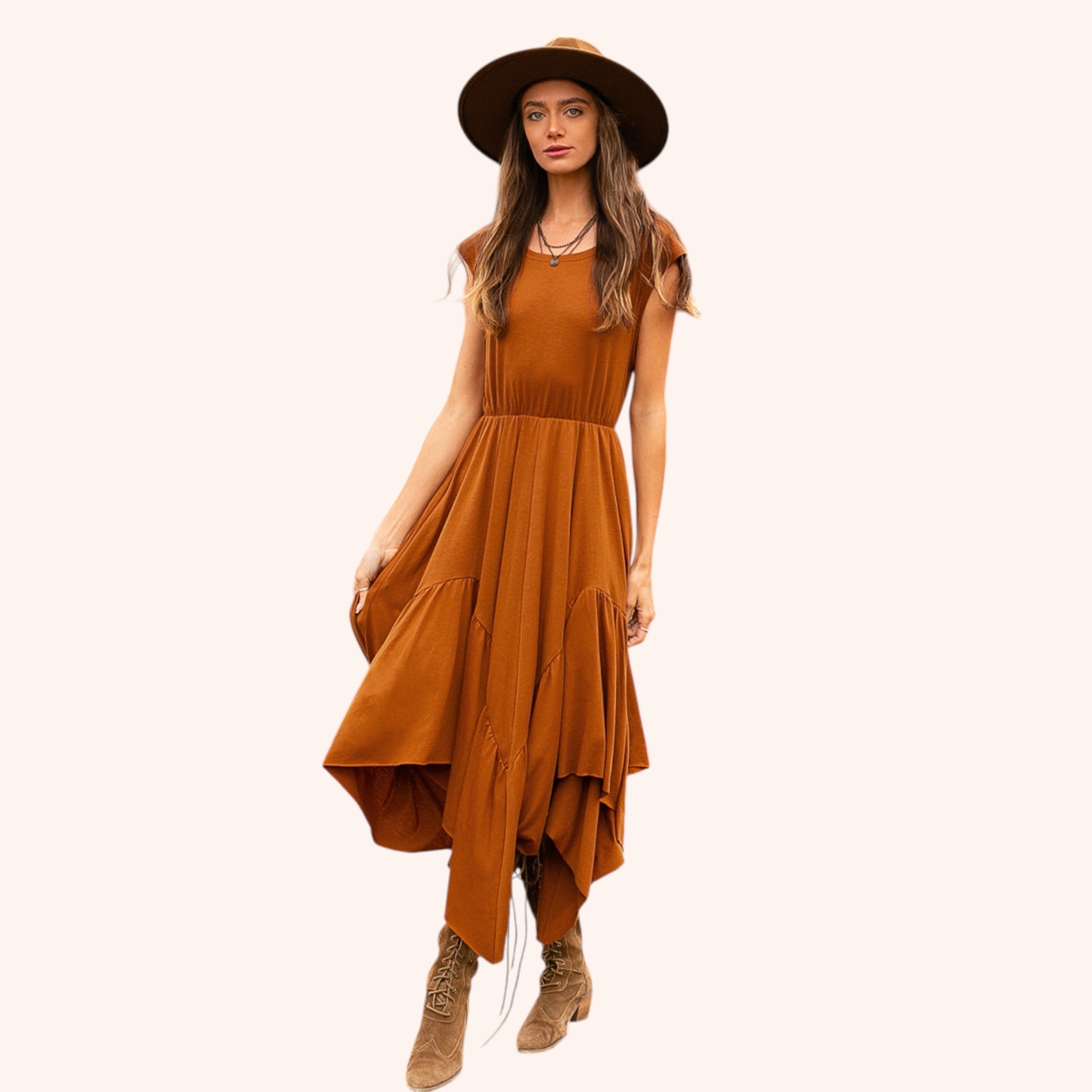Pilar Dress in Spice