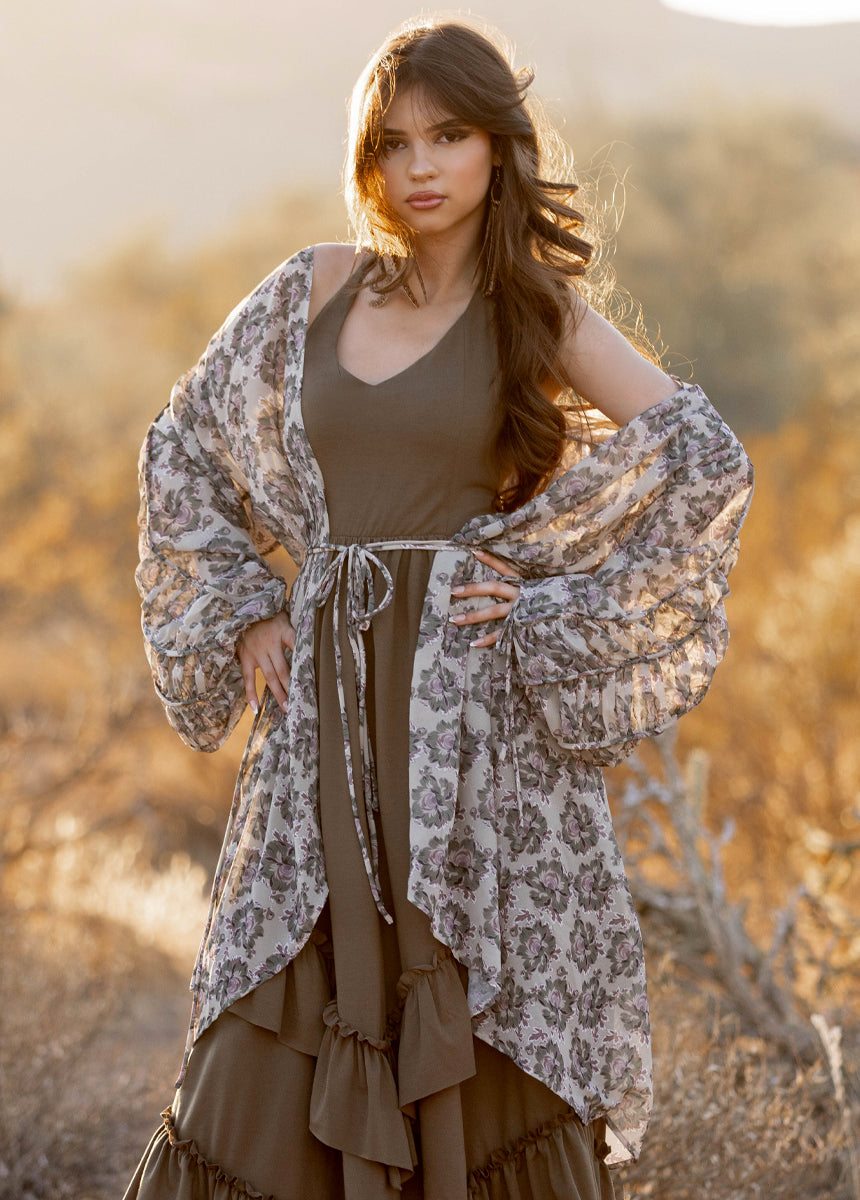 Jenna Dress in Burnt Oregano