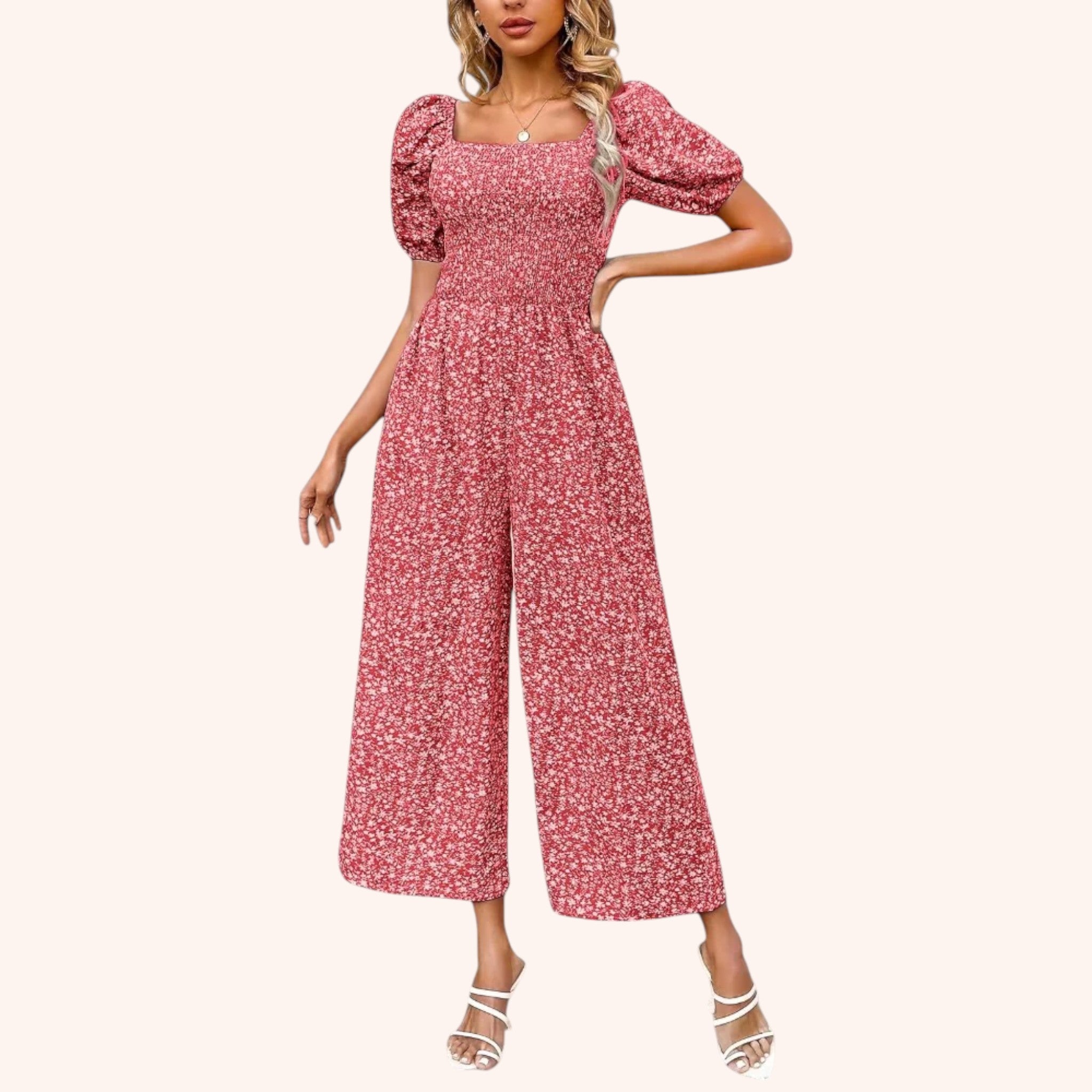 Santorini - Pointed Jumpsuit