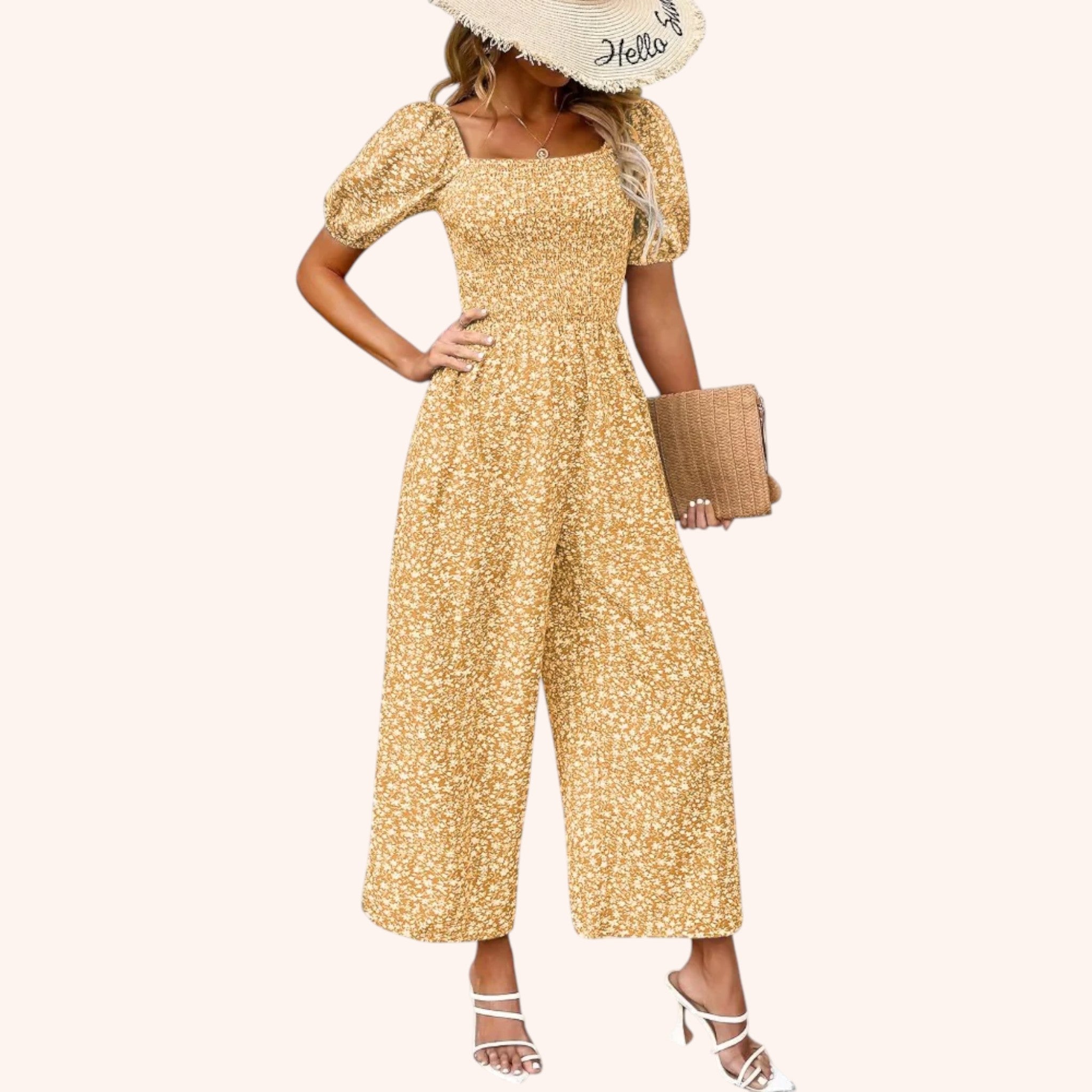 Santorini - Pointed Jumpsuit