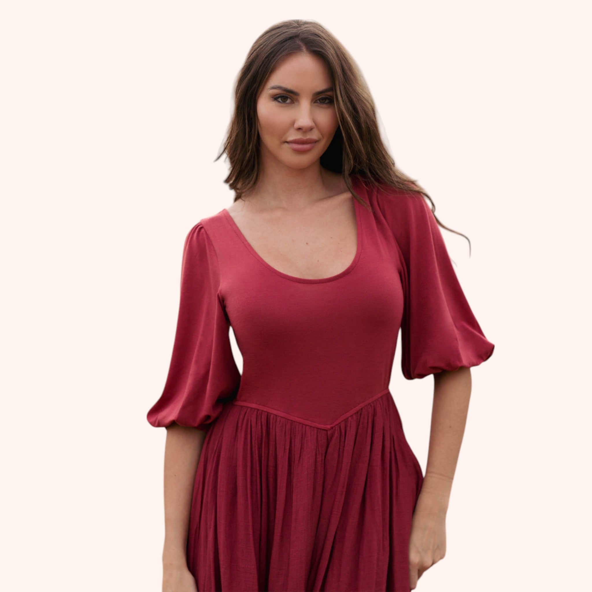 Kamina Dress in Rosette
