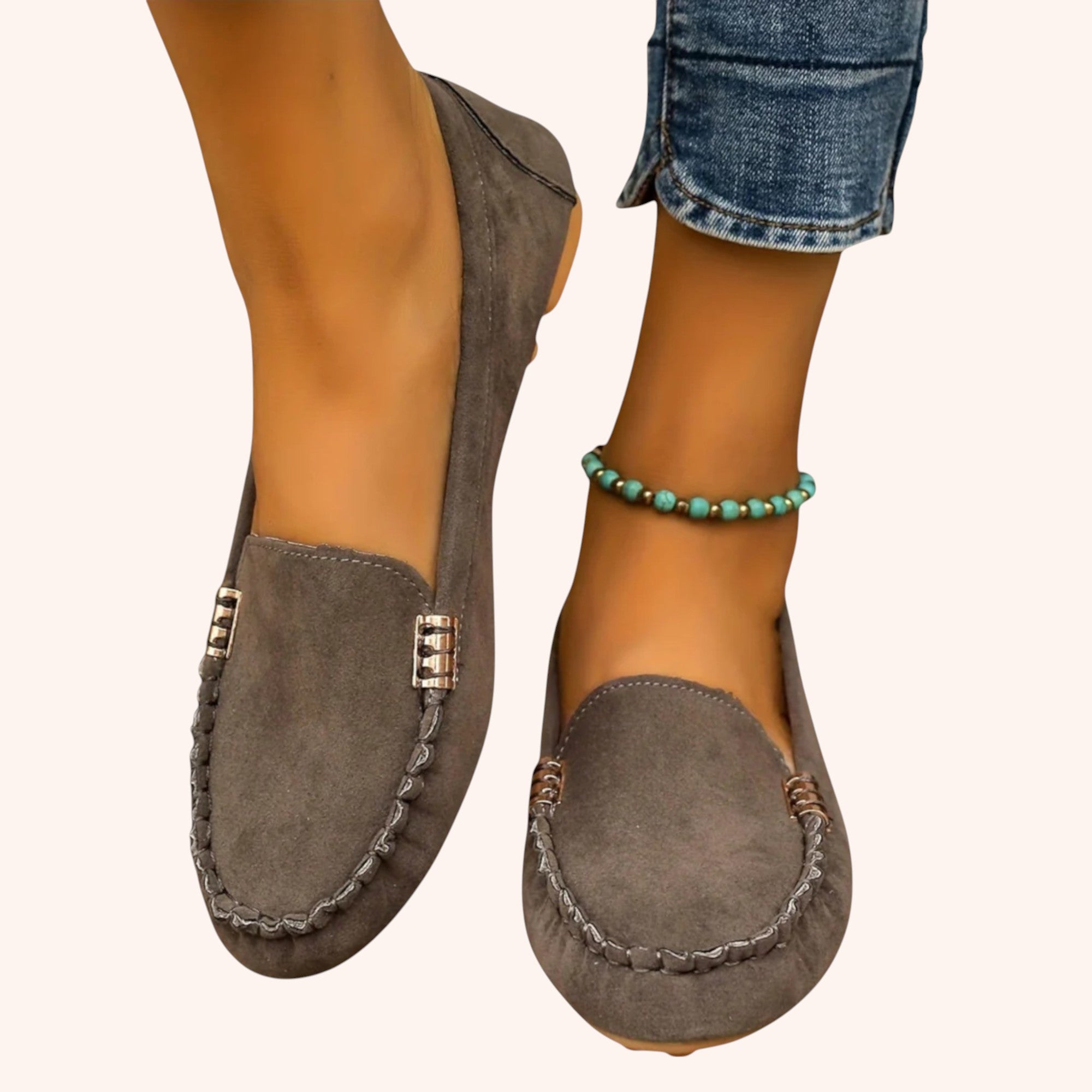 Clara - Suede Loafers