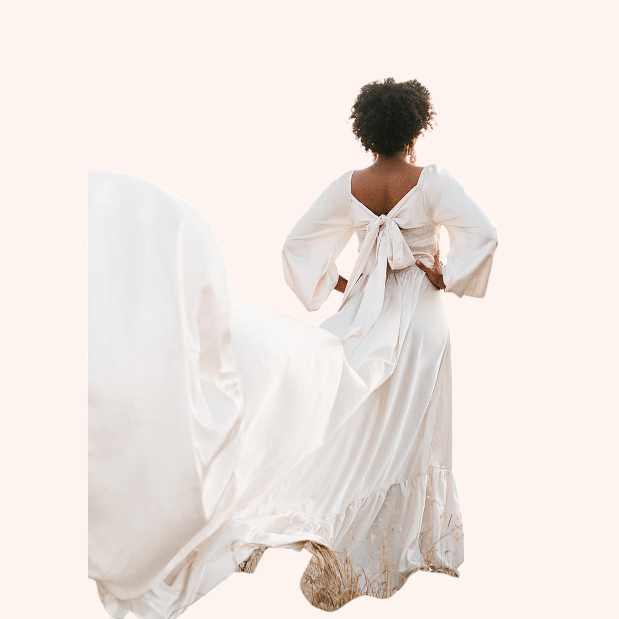 Lorna Impact Dress in Cream