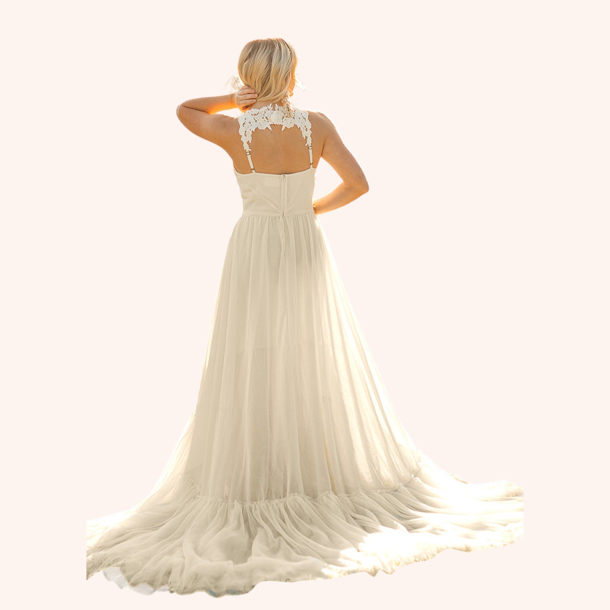 Mckenna Impact Dress in Cream