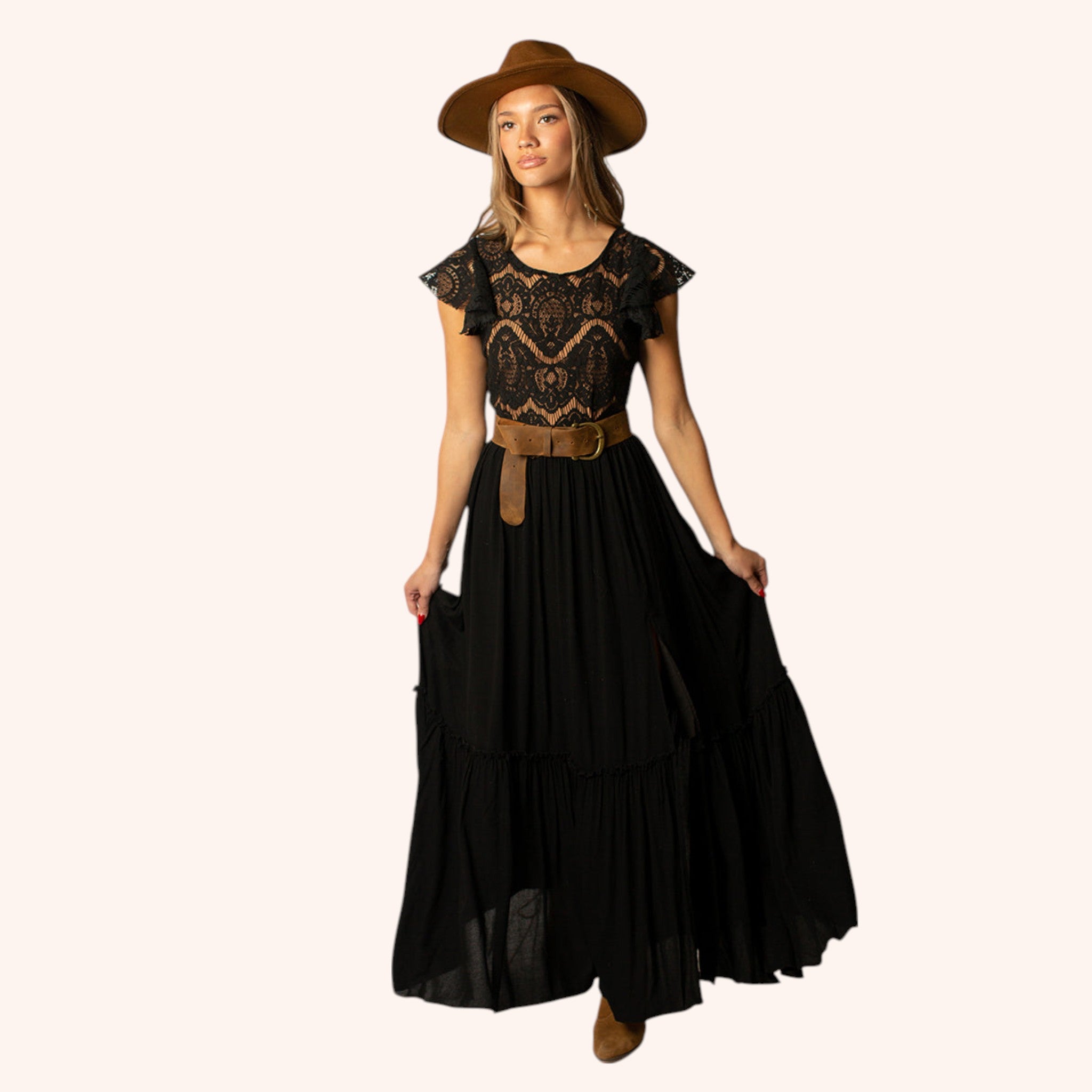 Macienne Dress in Black