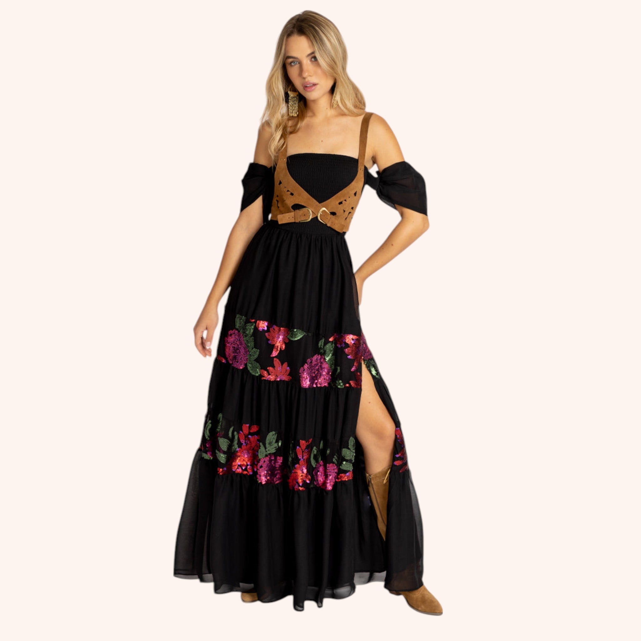 Mariella Dress in Black