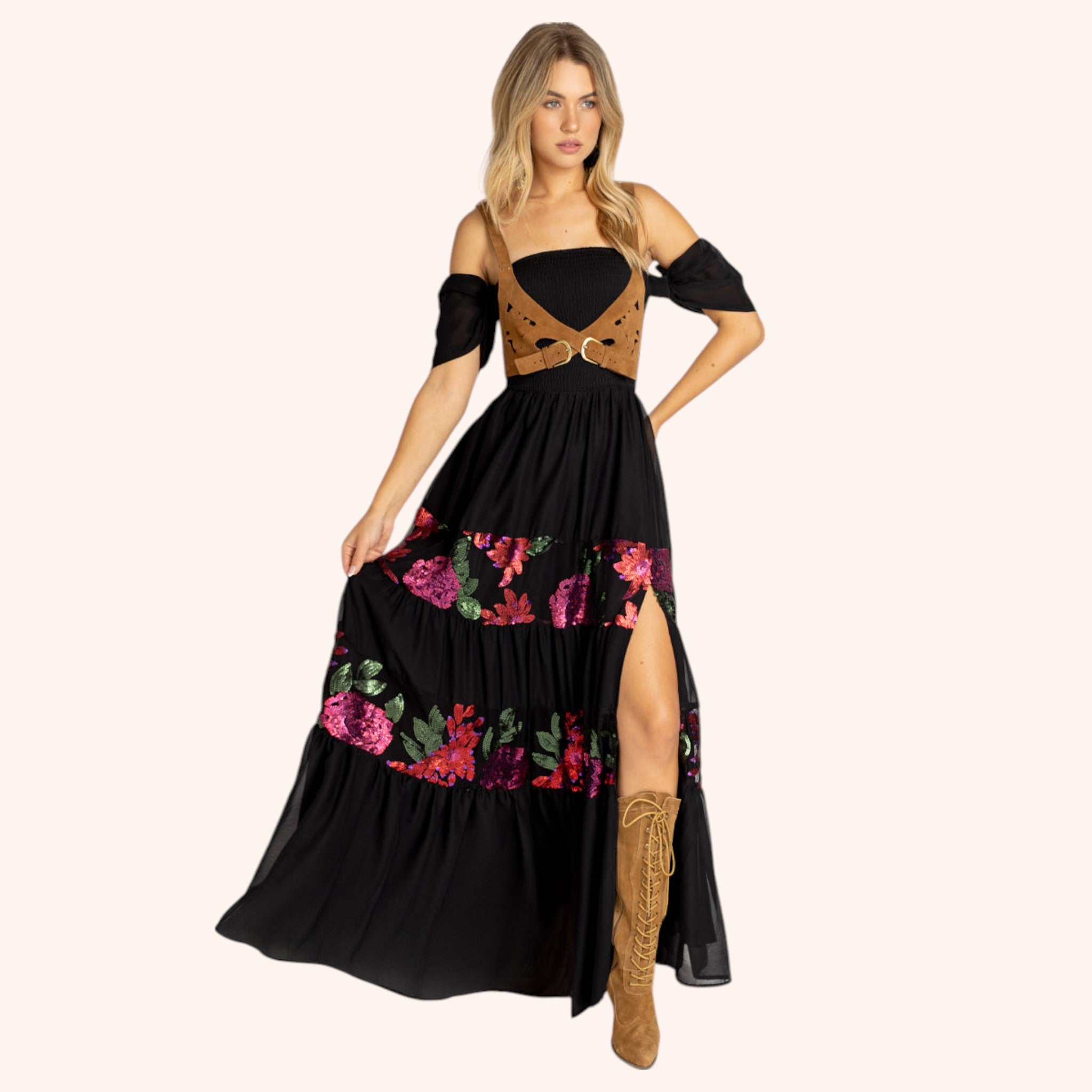 Mariella Dress in Black