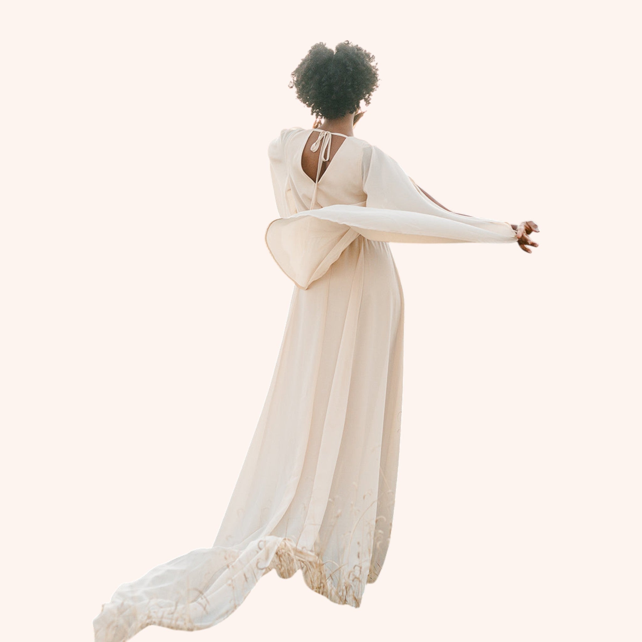 Nerina Dress in Ecru