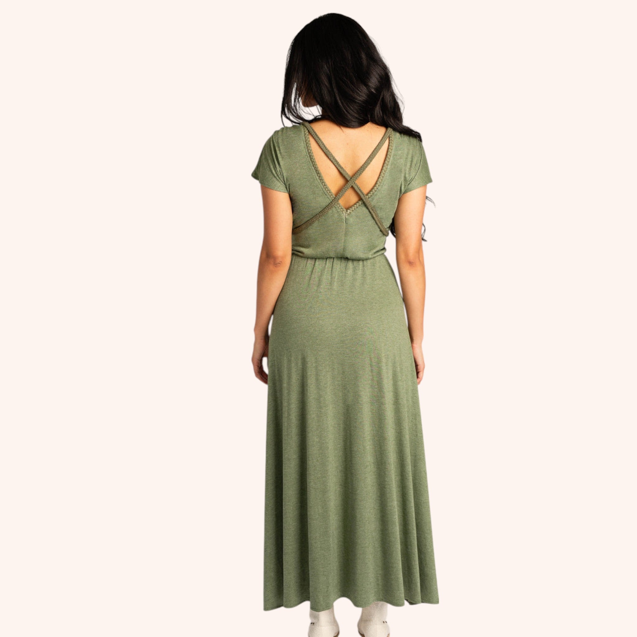 Novalie Dress in Heather Moss