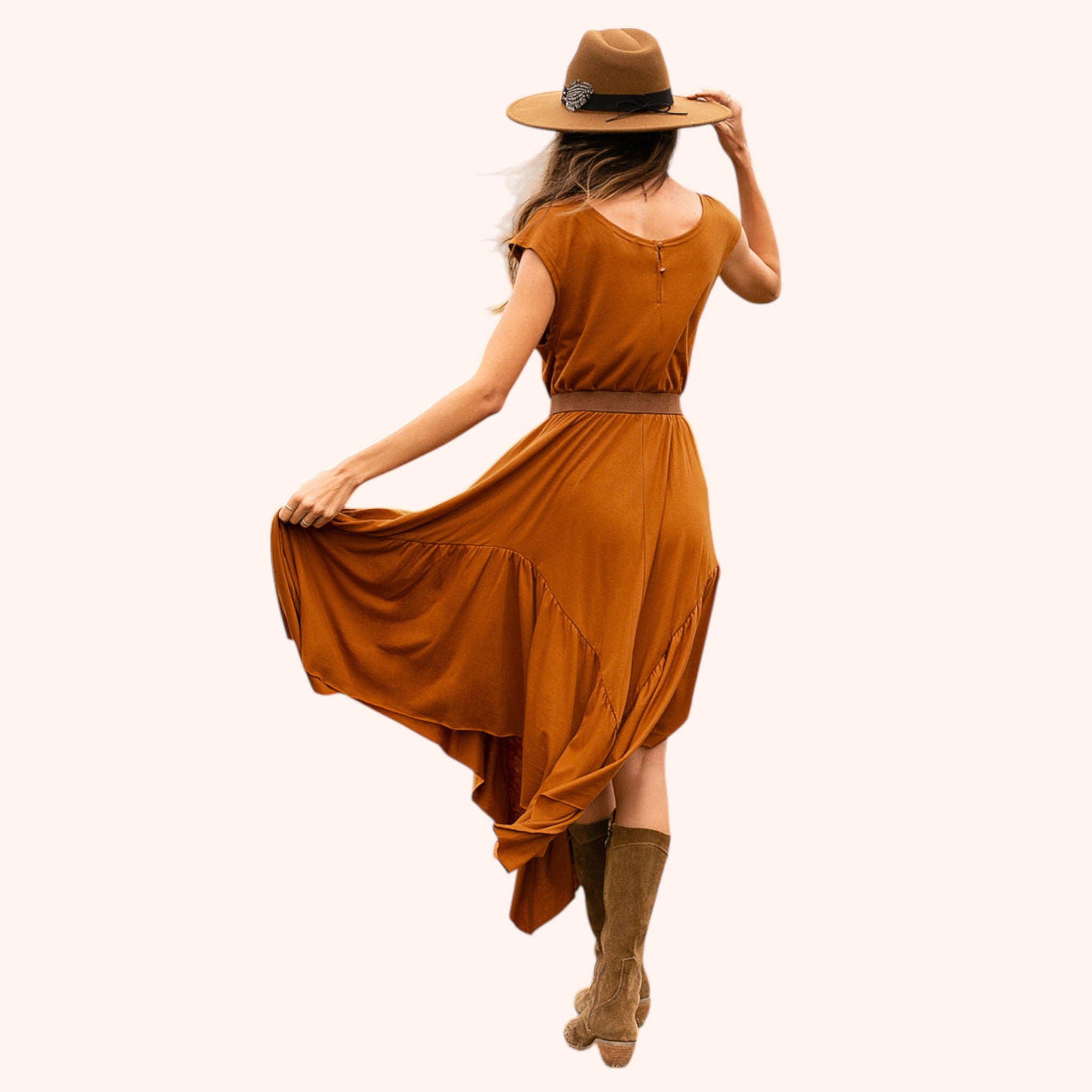 Pilar Dress in Spice