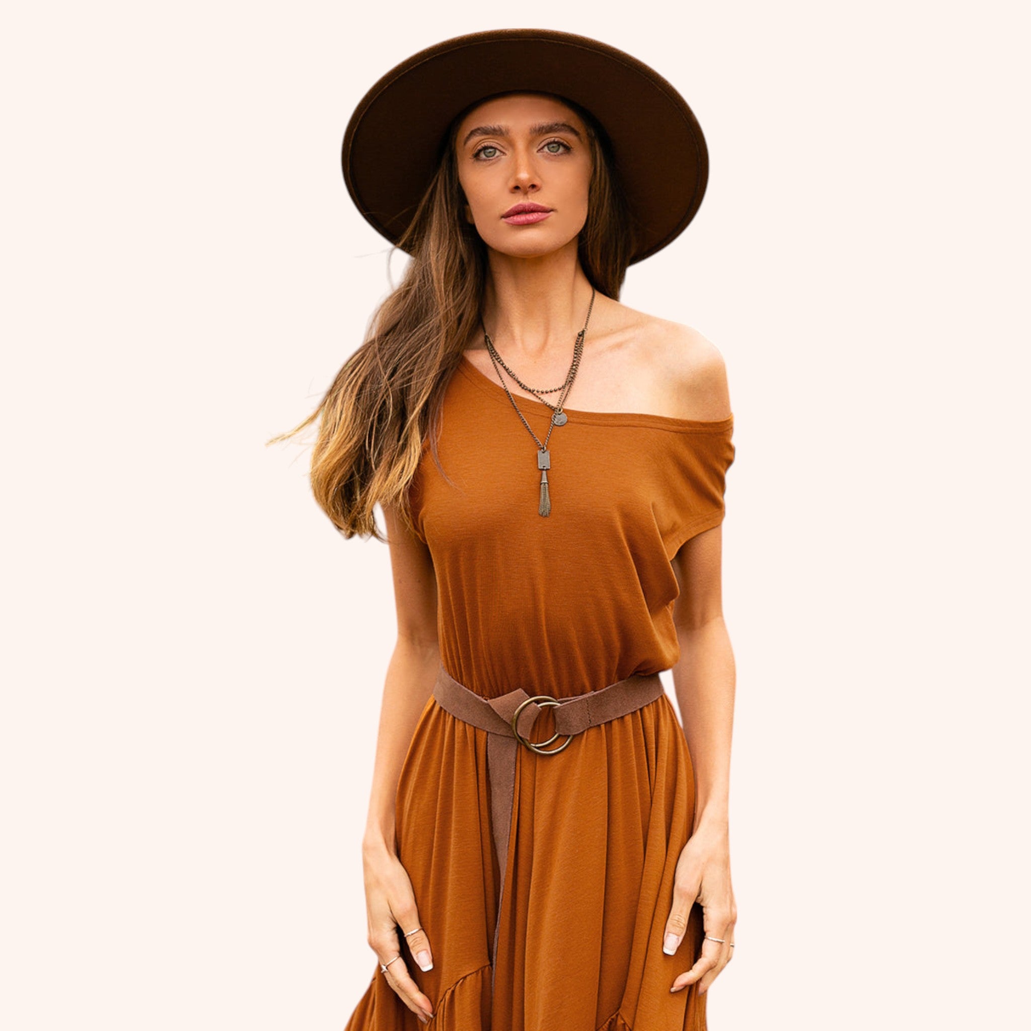 Pilar Dress in Spice