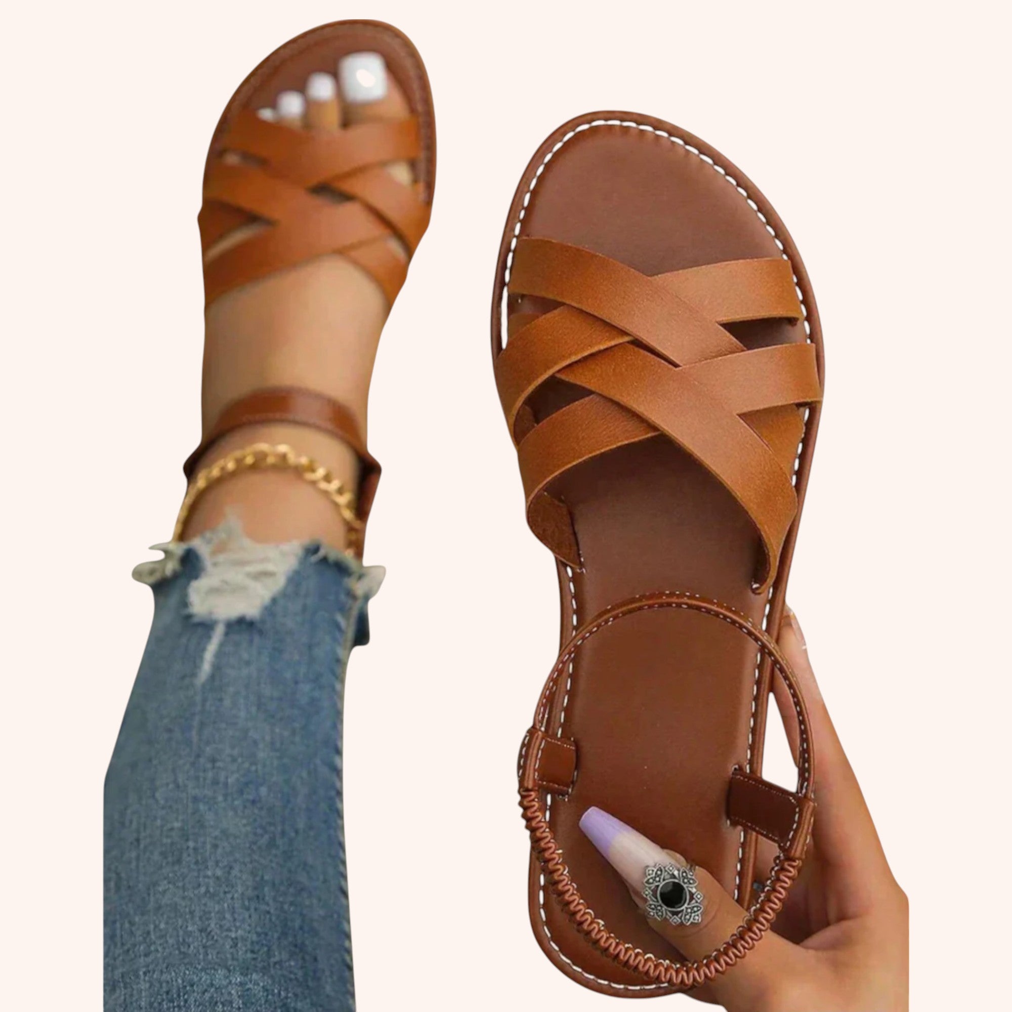 Antonia - Leather Sandals