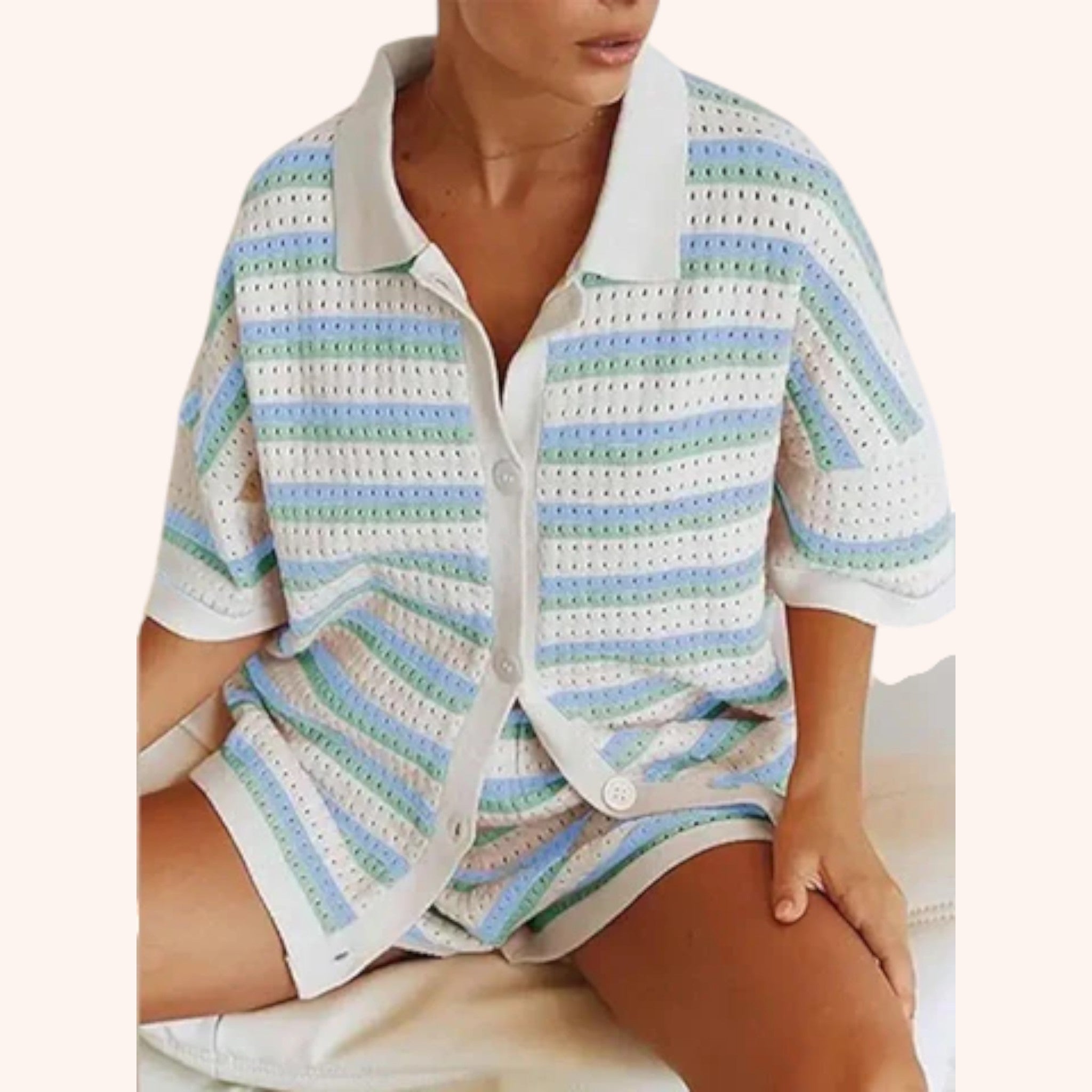 Courtney - Stripe Set
