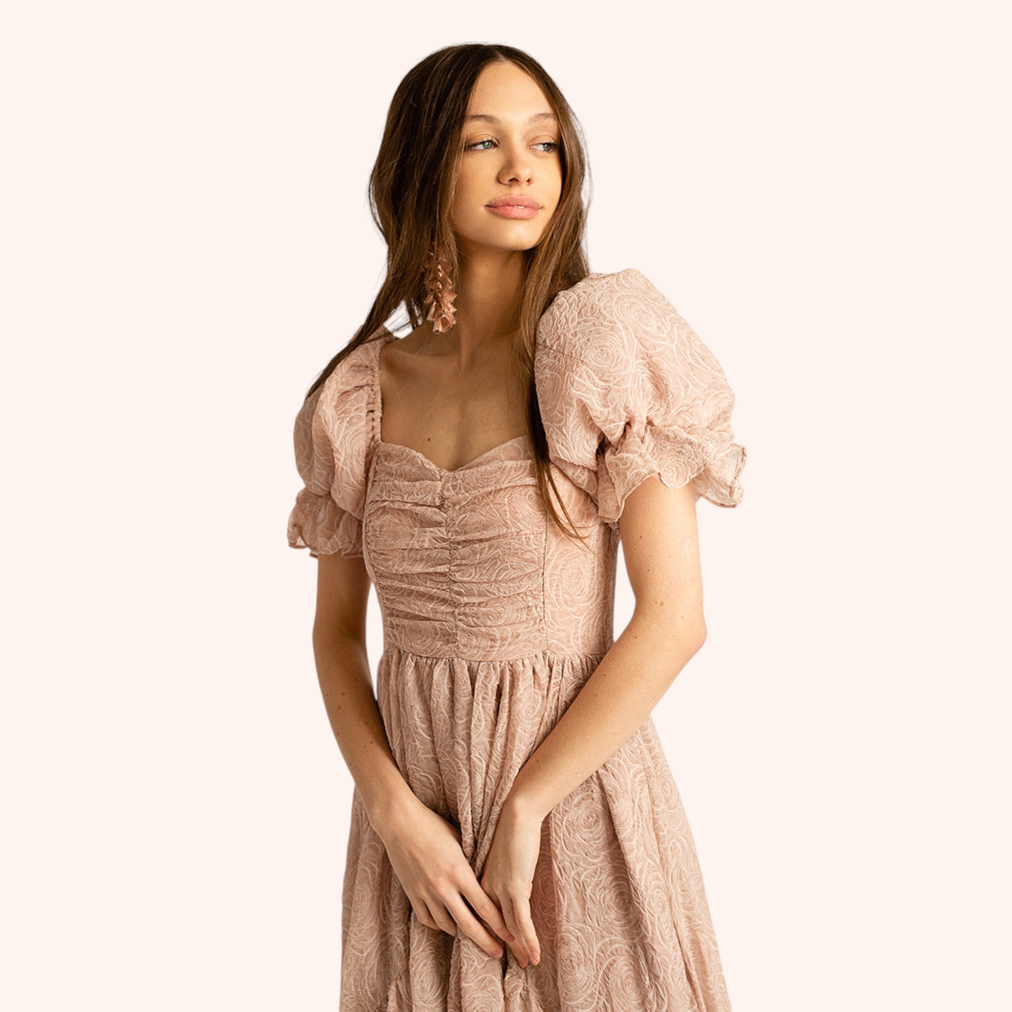 Swan Impact Dress in Dusty Lilac