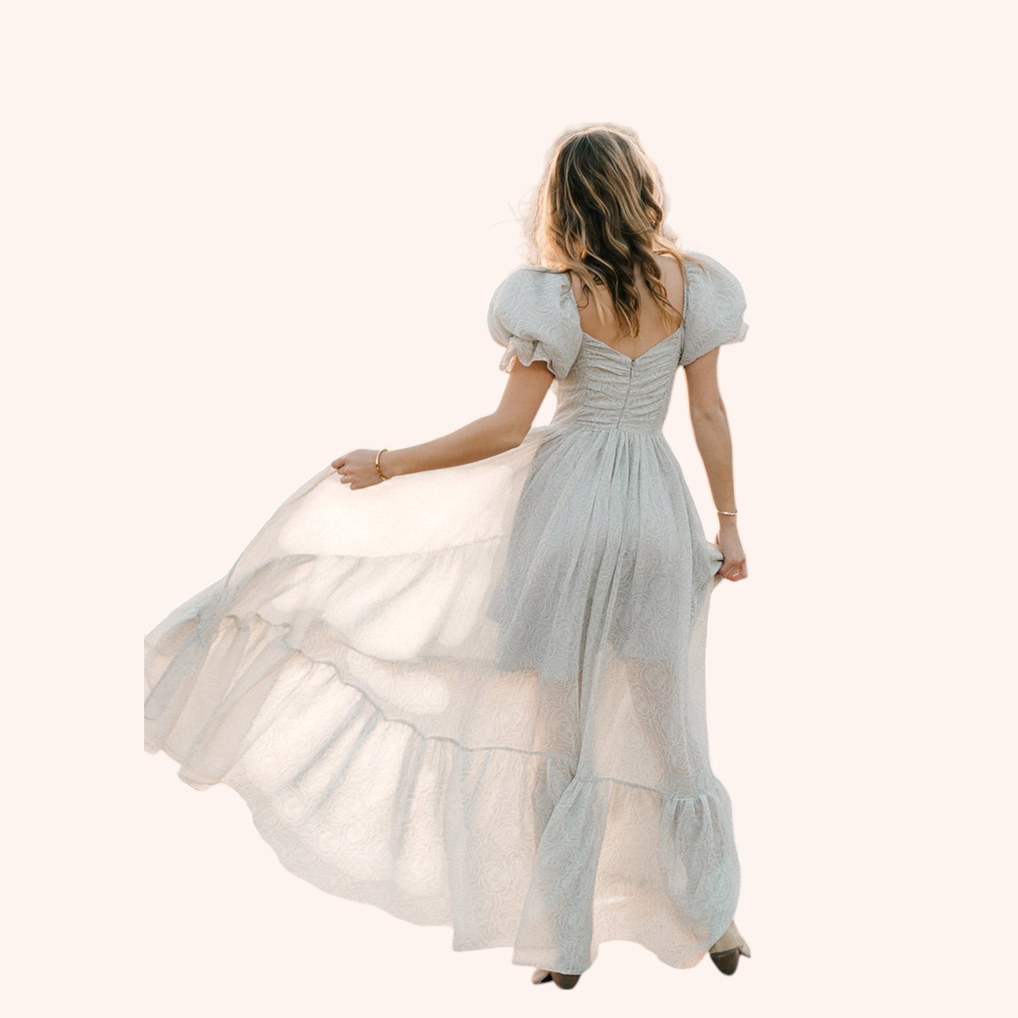 Swan Impact Dress in Smoke